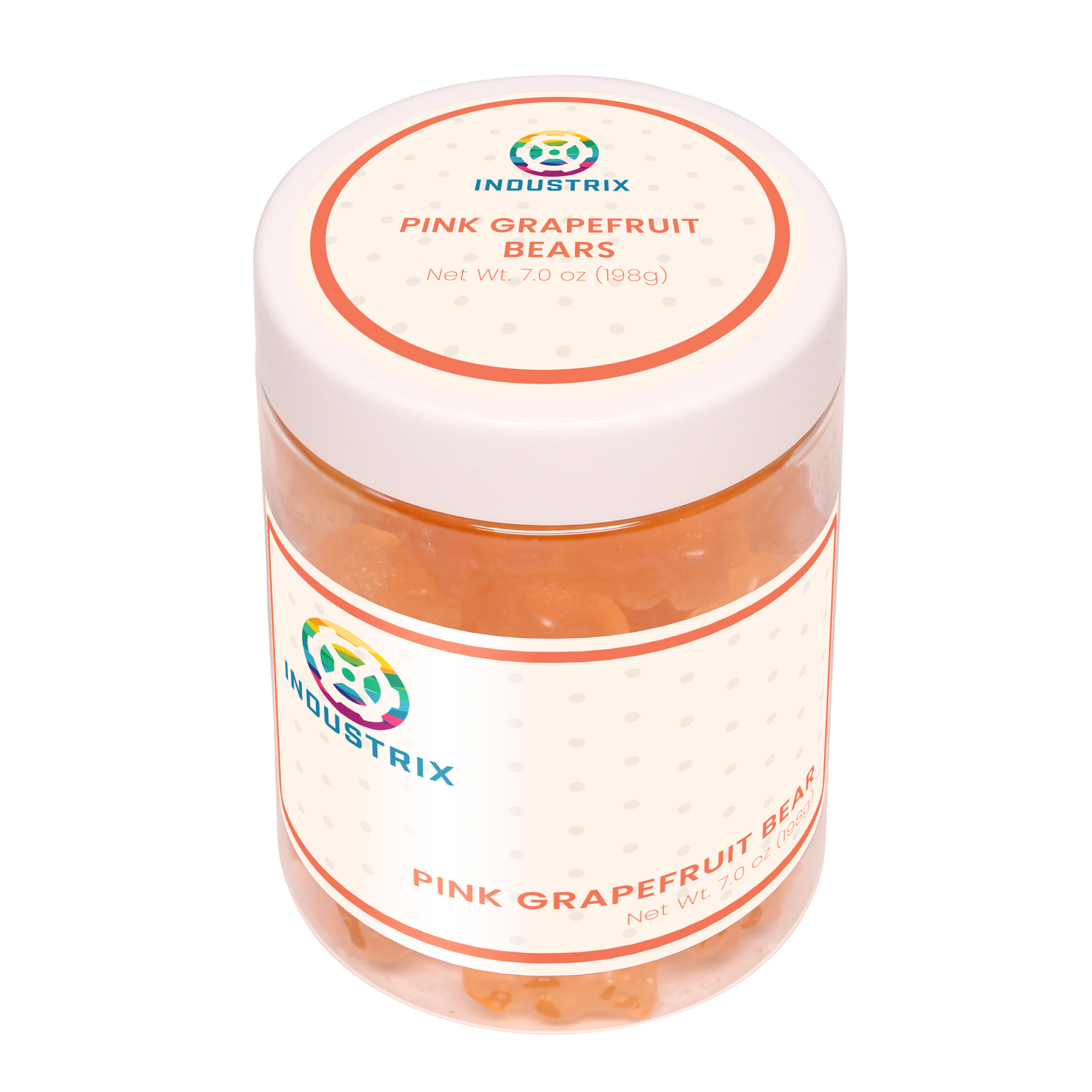 Pink Grapefruit Bears: Large Jar 3