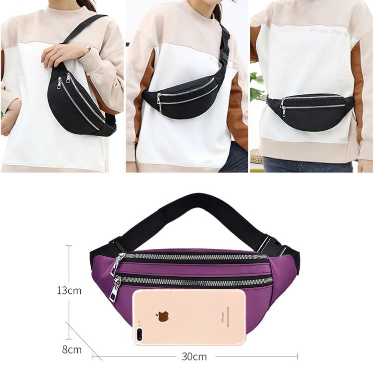 Fanny Pack Crossbody Bag Oxford Leisure Sports 3