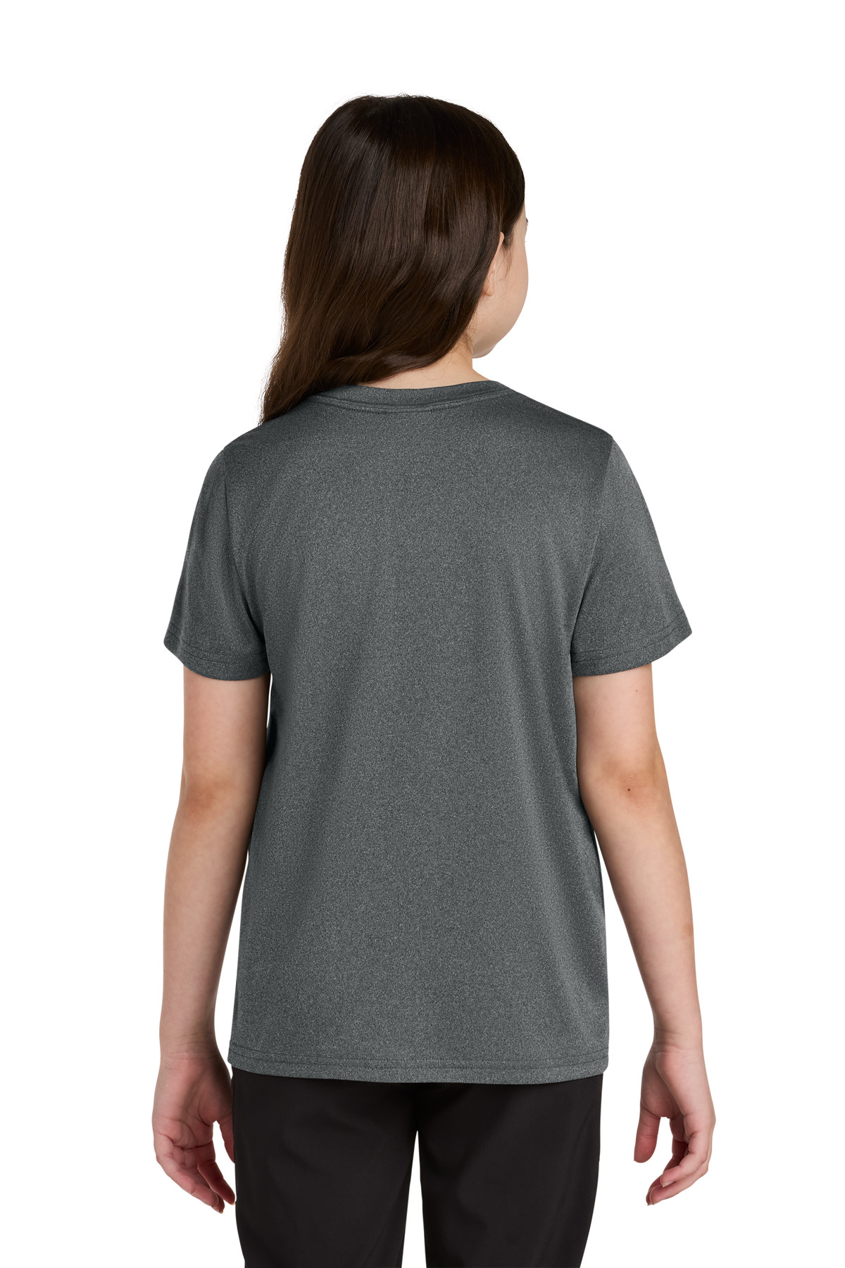Port & Co Youth Heather Performance Tee PC390Y 17
