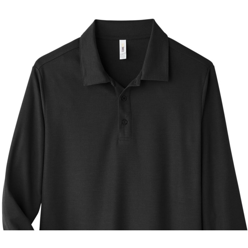 CORE365 Men's Fusion ChromaSoft™ Long-Sleeve Pique Polo 4
