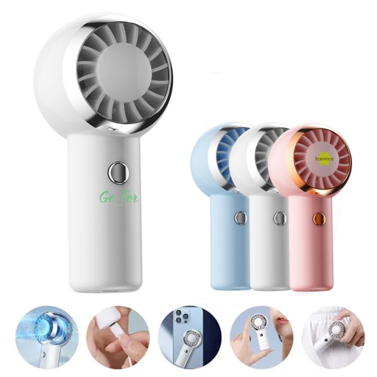 Mini USB Rechargeable Mute Handheld Fan 2