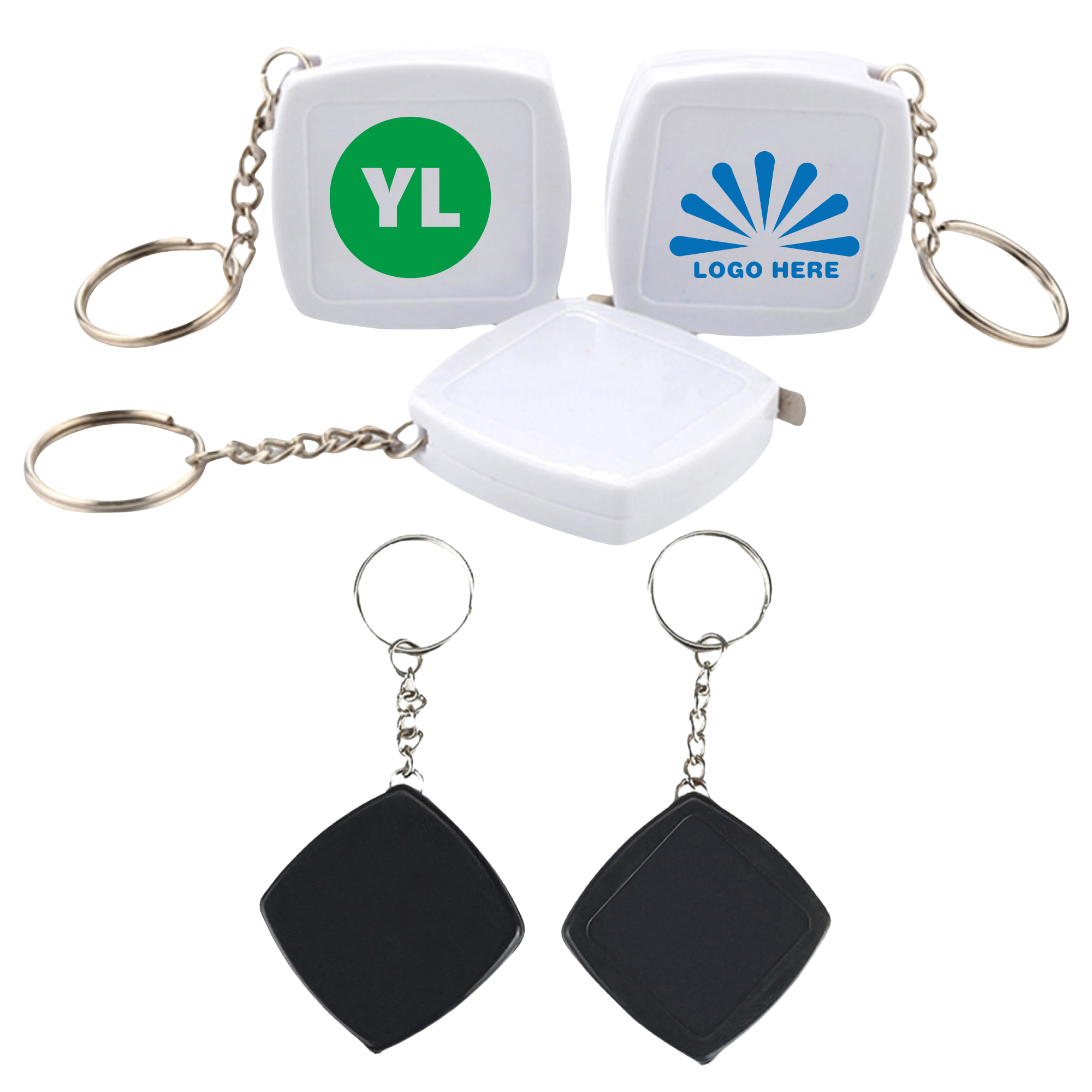 PVC Mini Tape Measure Keychain MOQ20 2