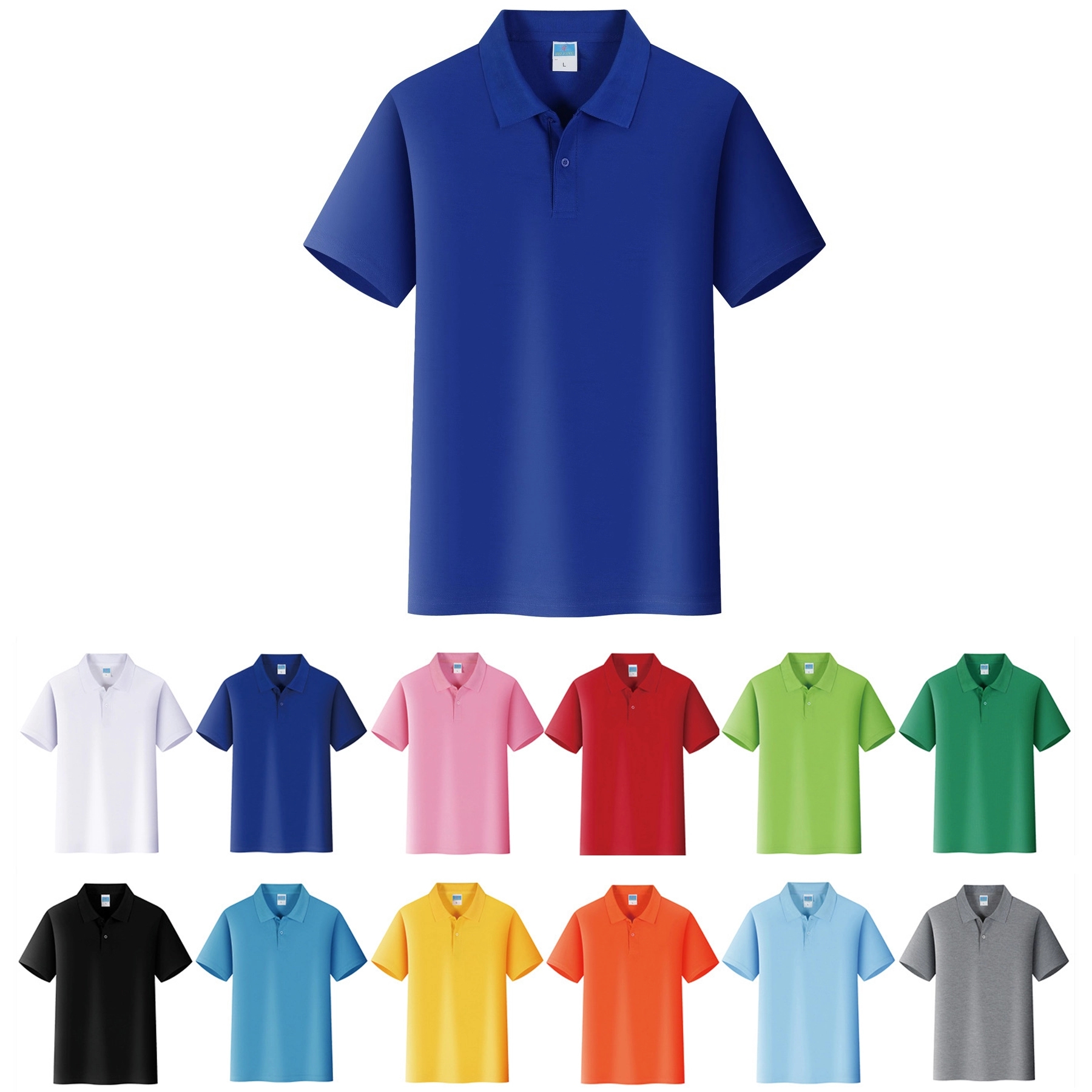 Unisex Jersey Short Sleeve Polo Shirt 3