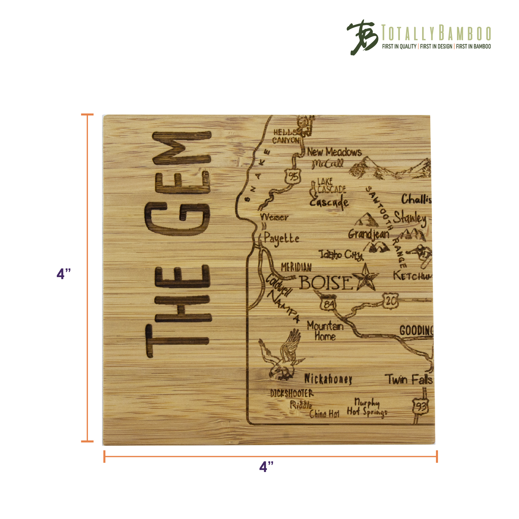 Idaho Puzzle Coaster Set 8