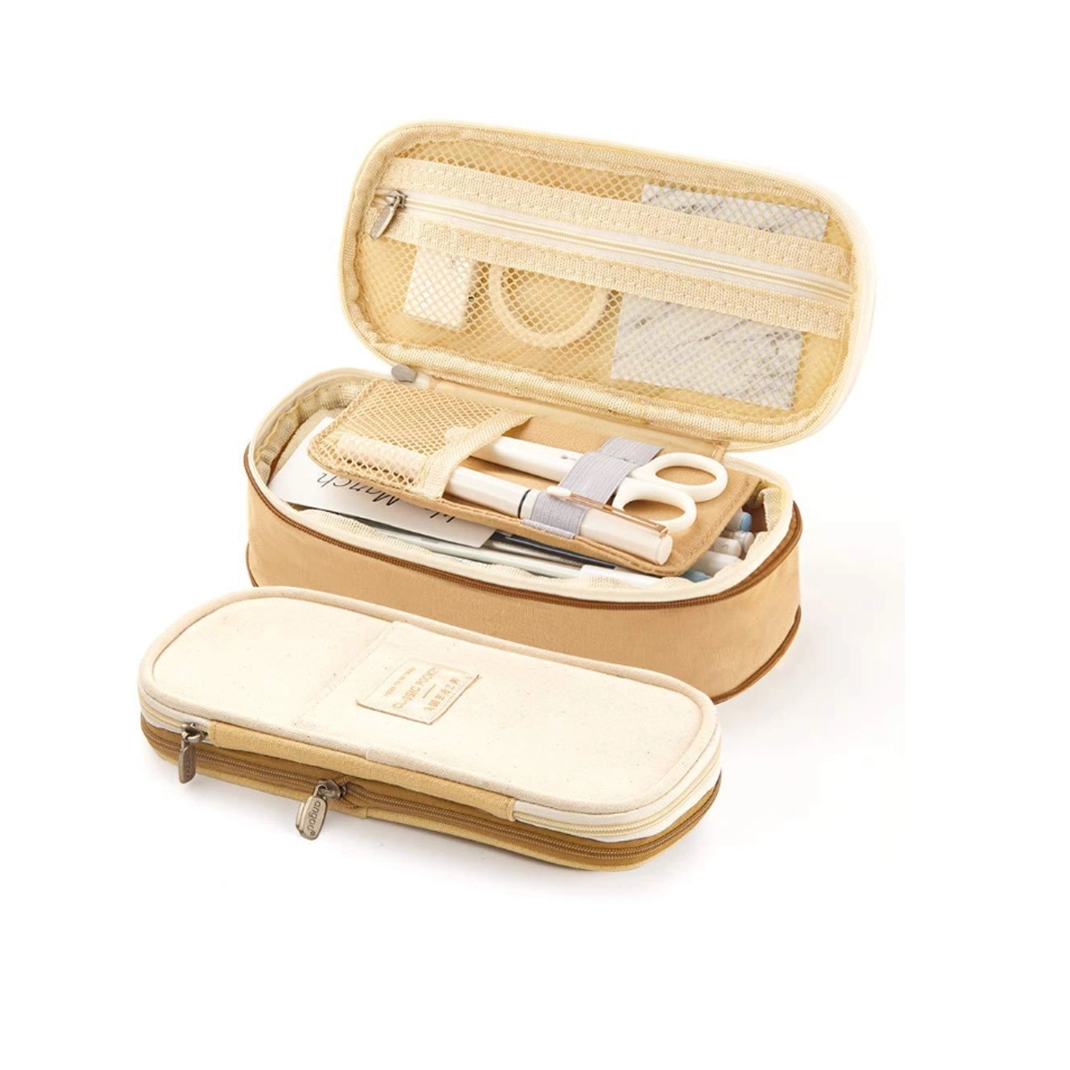 Big Capacity 3 Layers Fodable Pencil Case 3