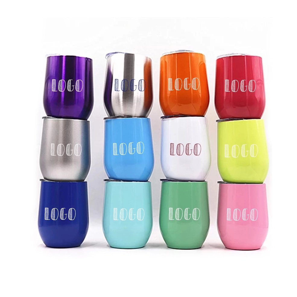 12 oz Stainless Steel Wine Mug 4