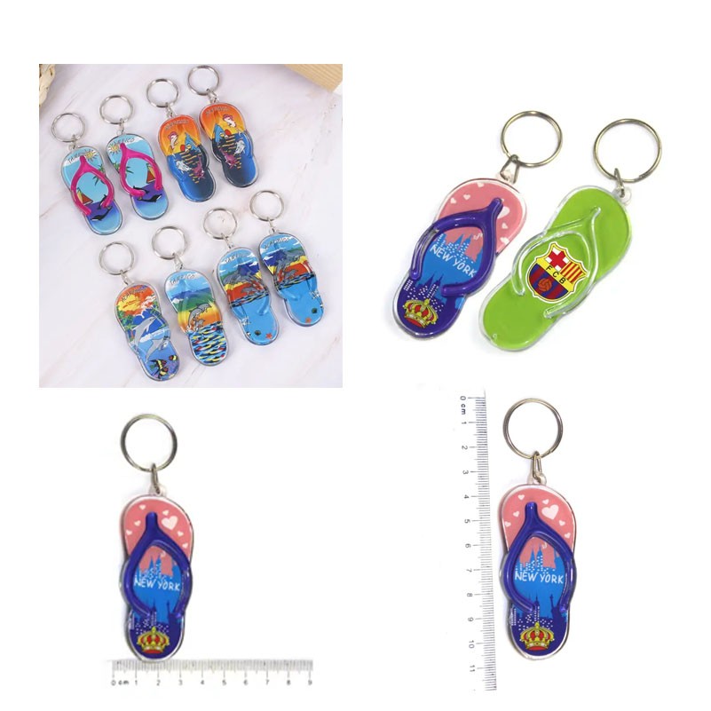 Acrylic Flip-flop keychain 1