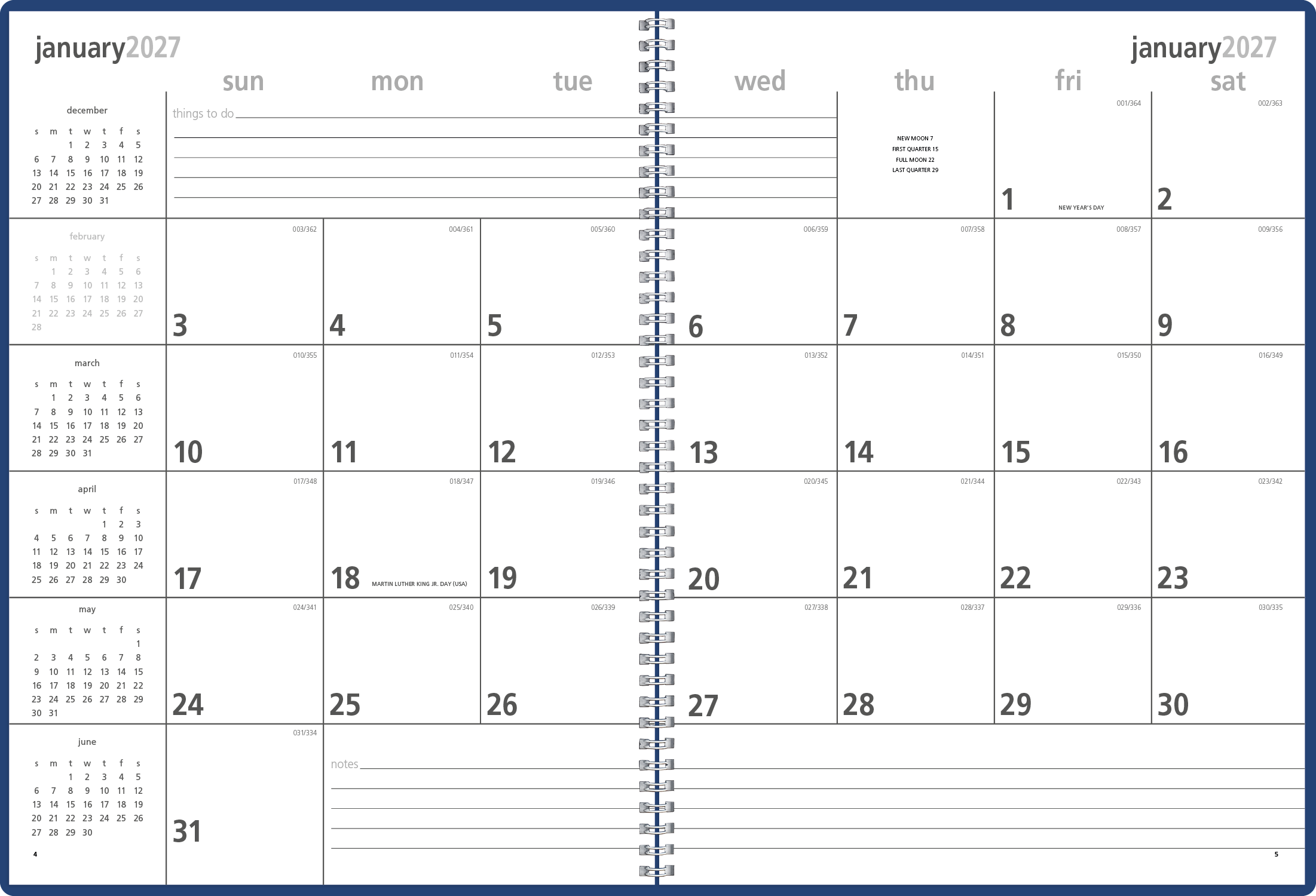 Triumph® Calendars Monthly & Weekly Planner 52
