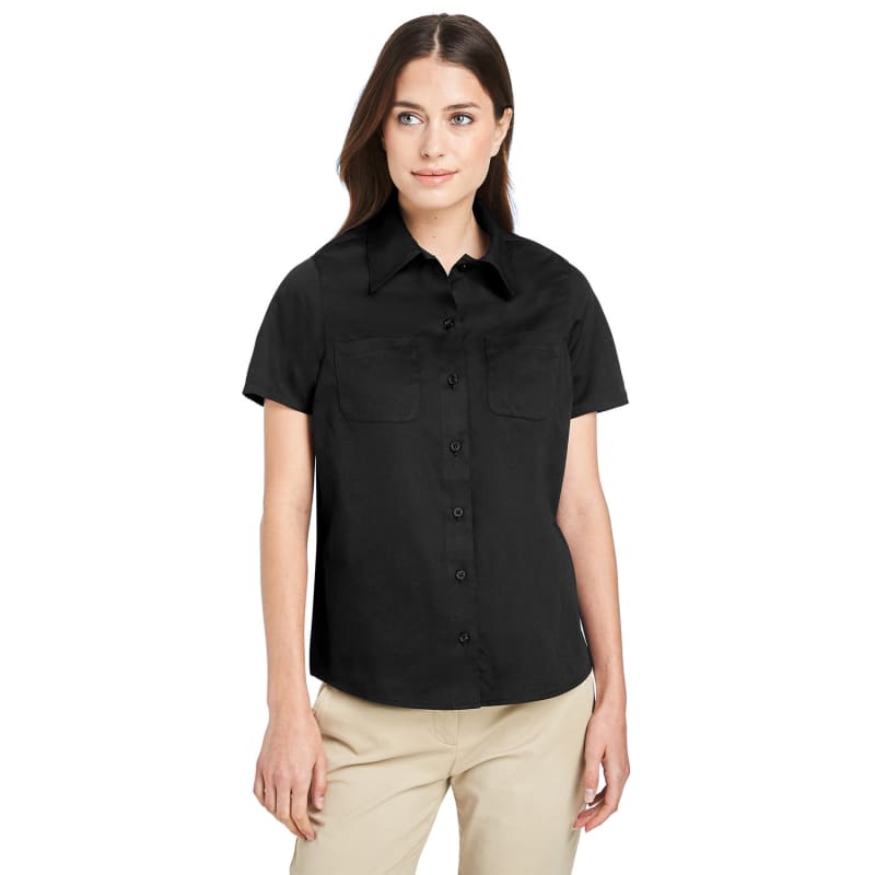 Harriton Ladies' Advantage IL Short-Sleeve Work Shirt 5