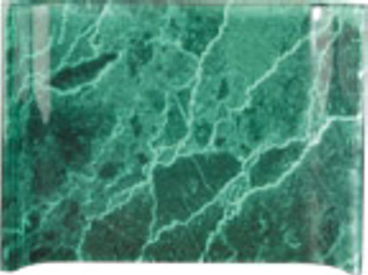 7" x 10" Green Marble Acrylic Crescent Award