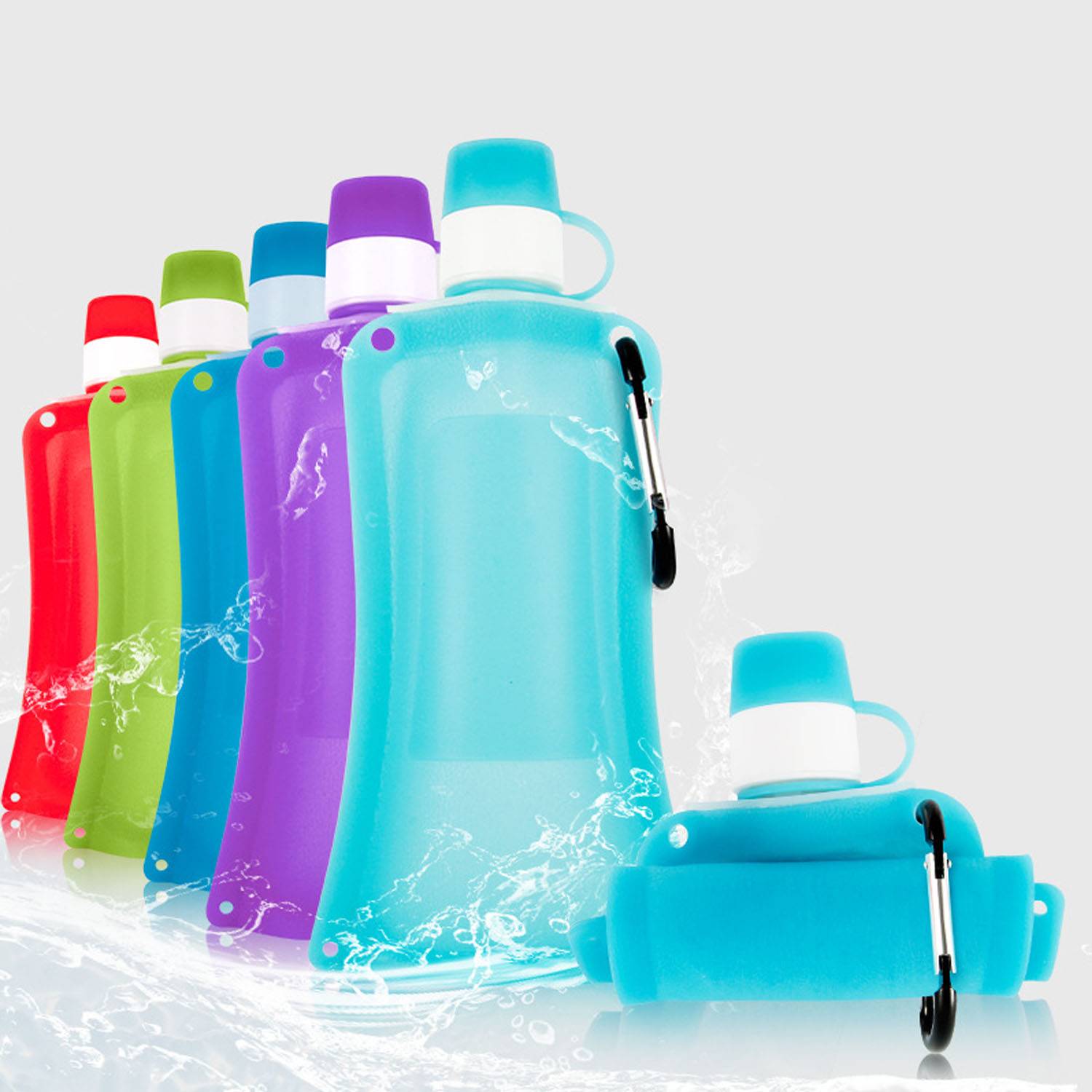 18.5Oz Foldable Water Bottle 7
