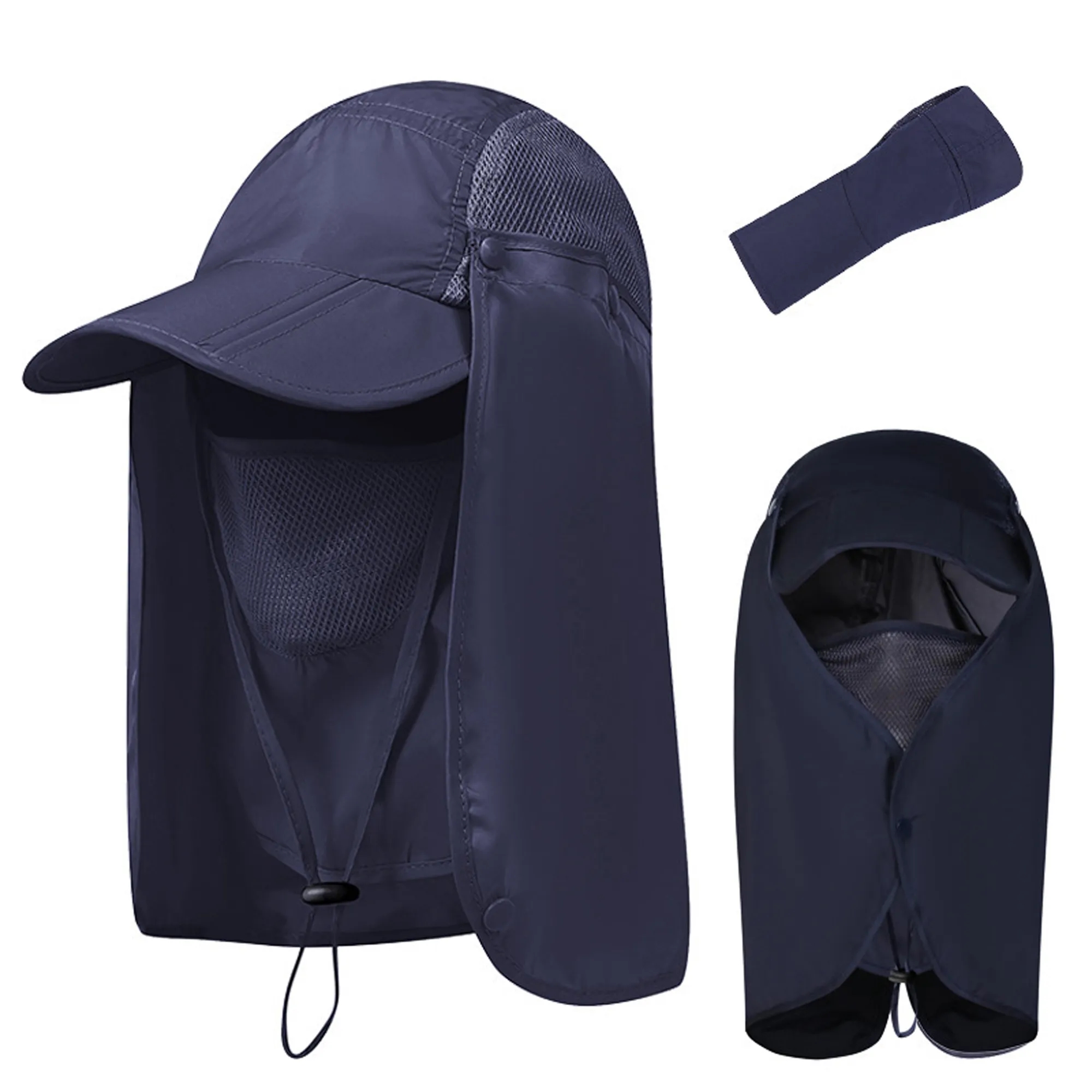 Multifunctional Fishing Hat With Neck & Face Flap Cover 1