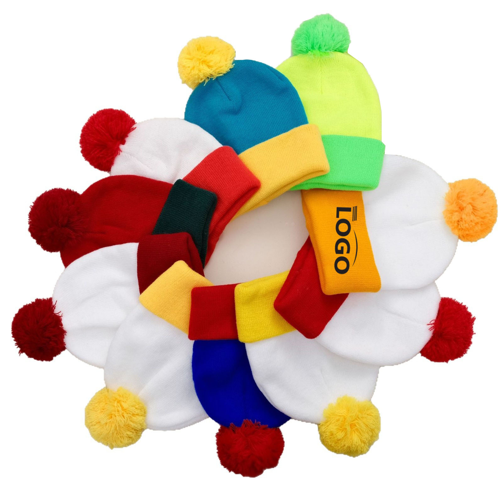 Christmas Style Oversized Pom Beanie 2