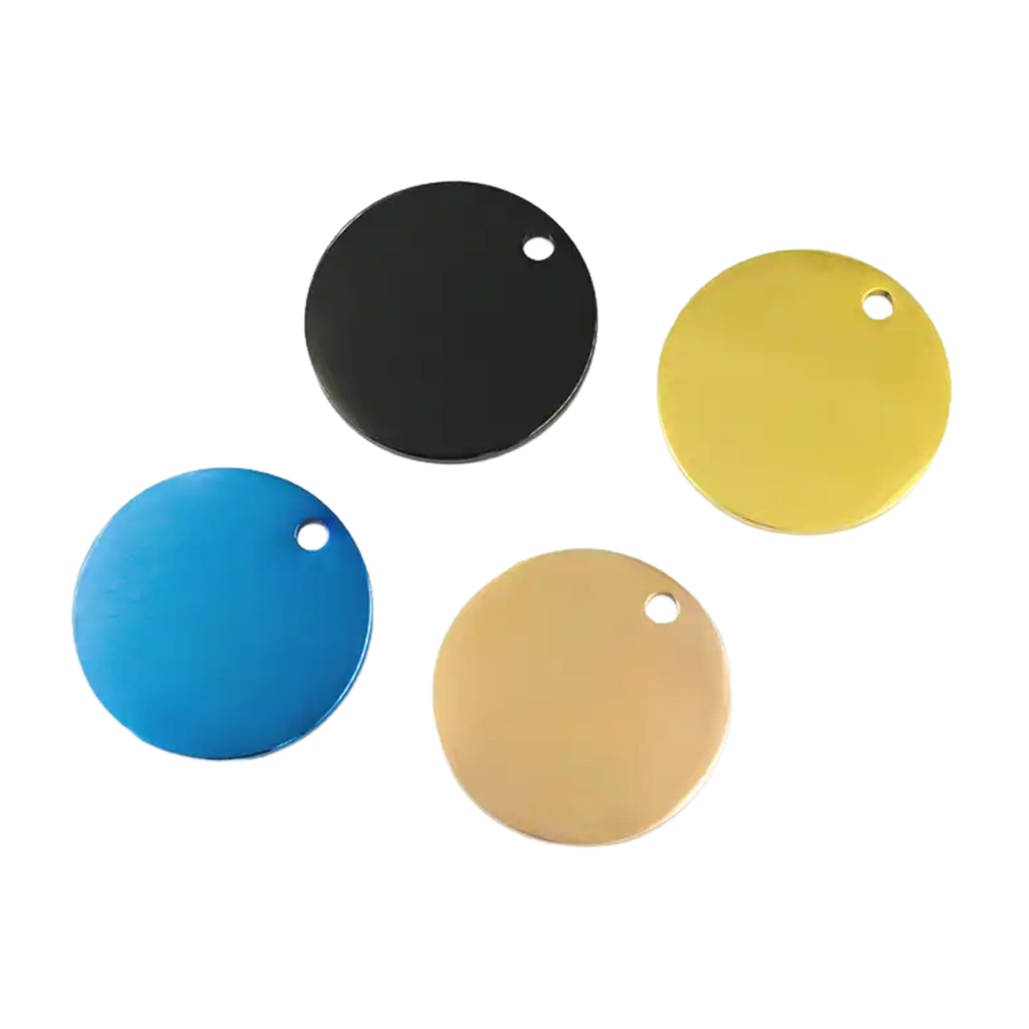 Round Design Brass Pet Tag 10