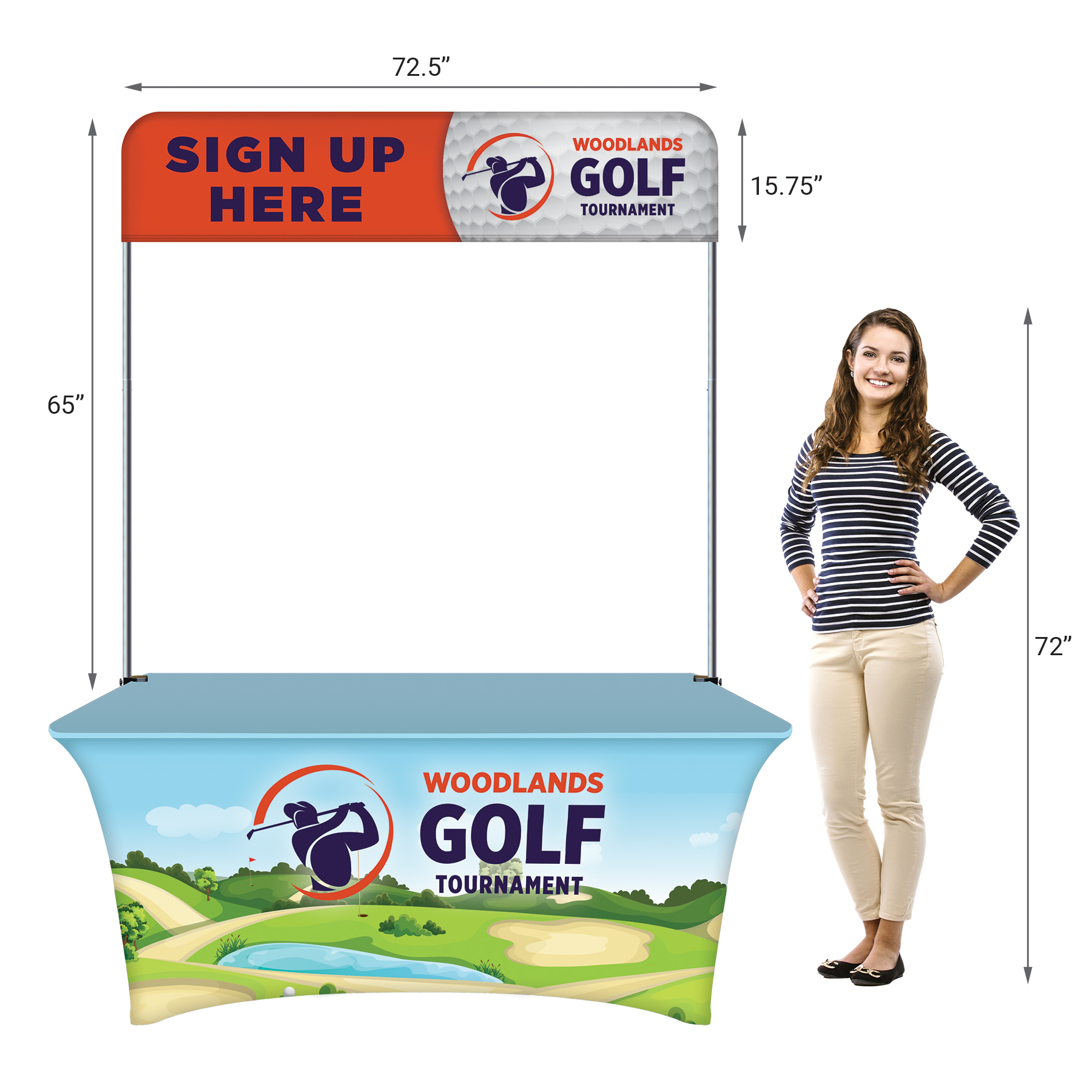 6' Sign Up Table Kit 10