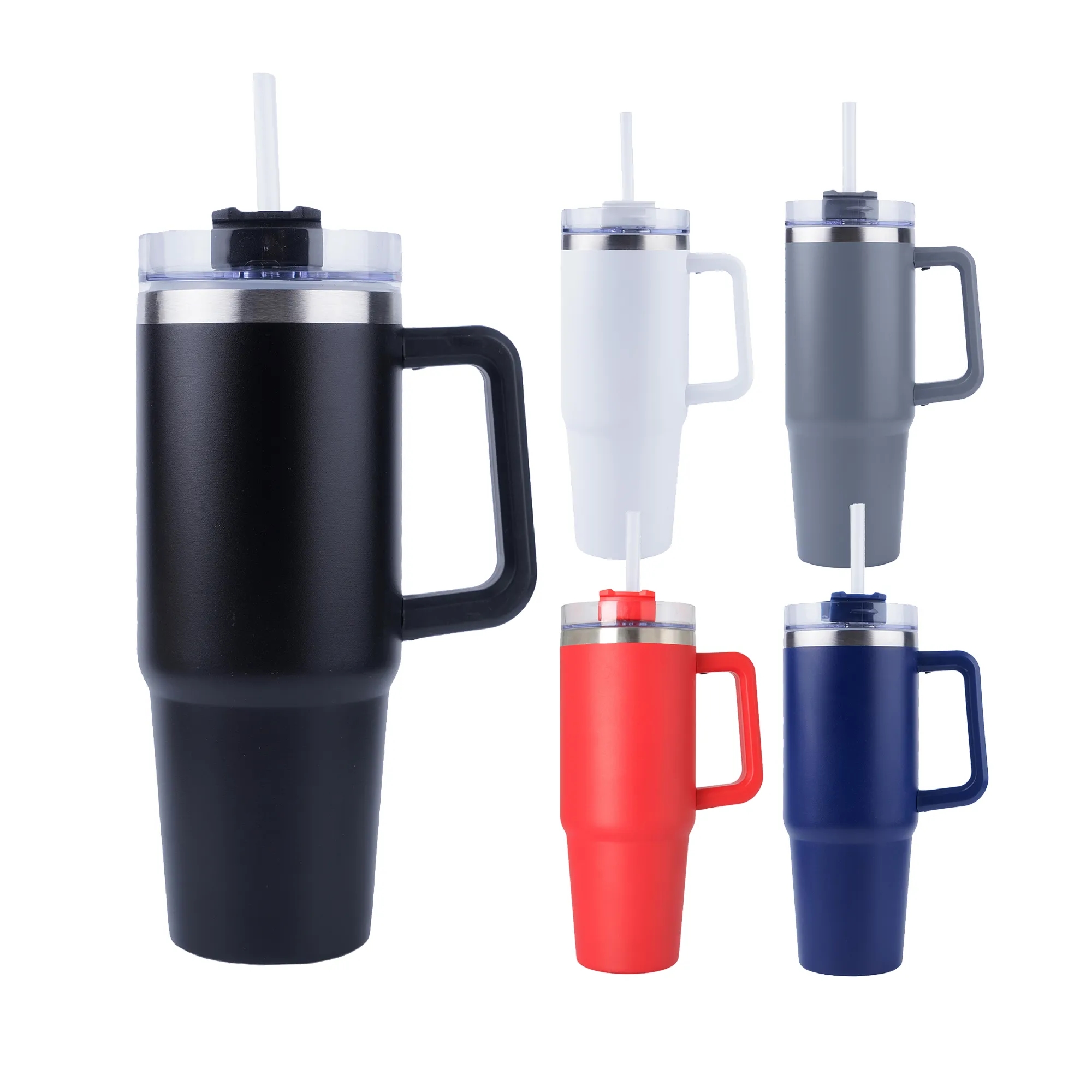 30oz - Stainless Double Wall Handle Mug 6