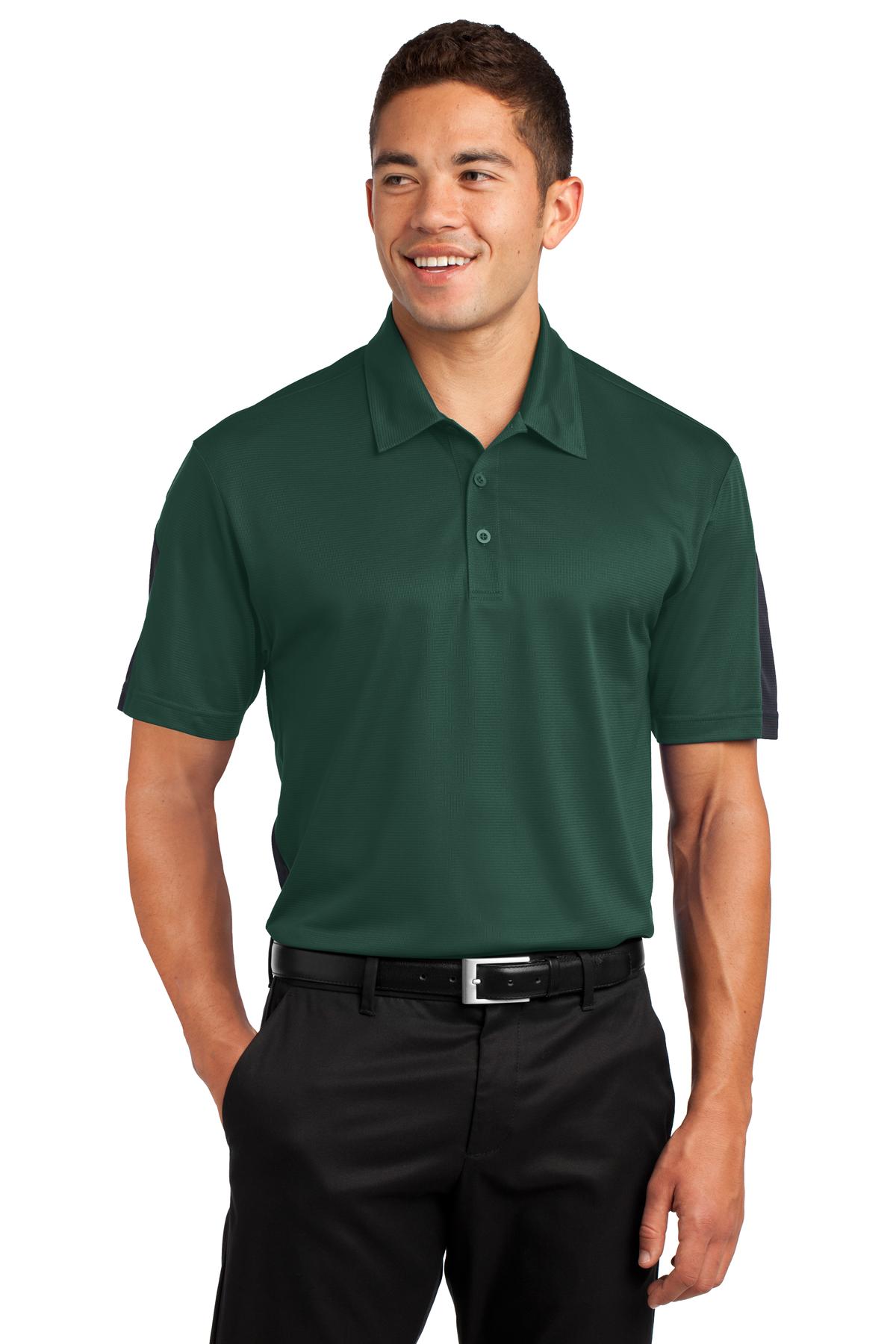 Sport-Tek PosiCharge Active Textured Colorblock Polo. ST695 43