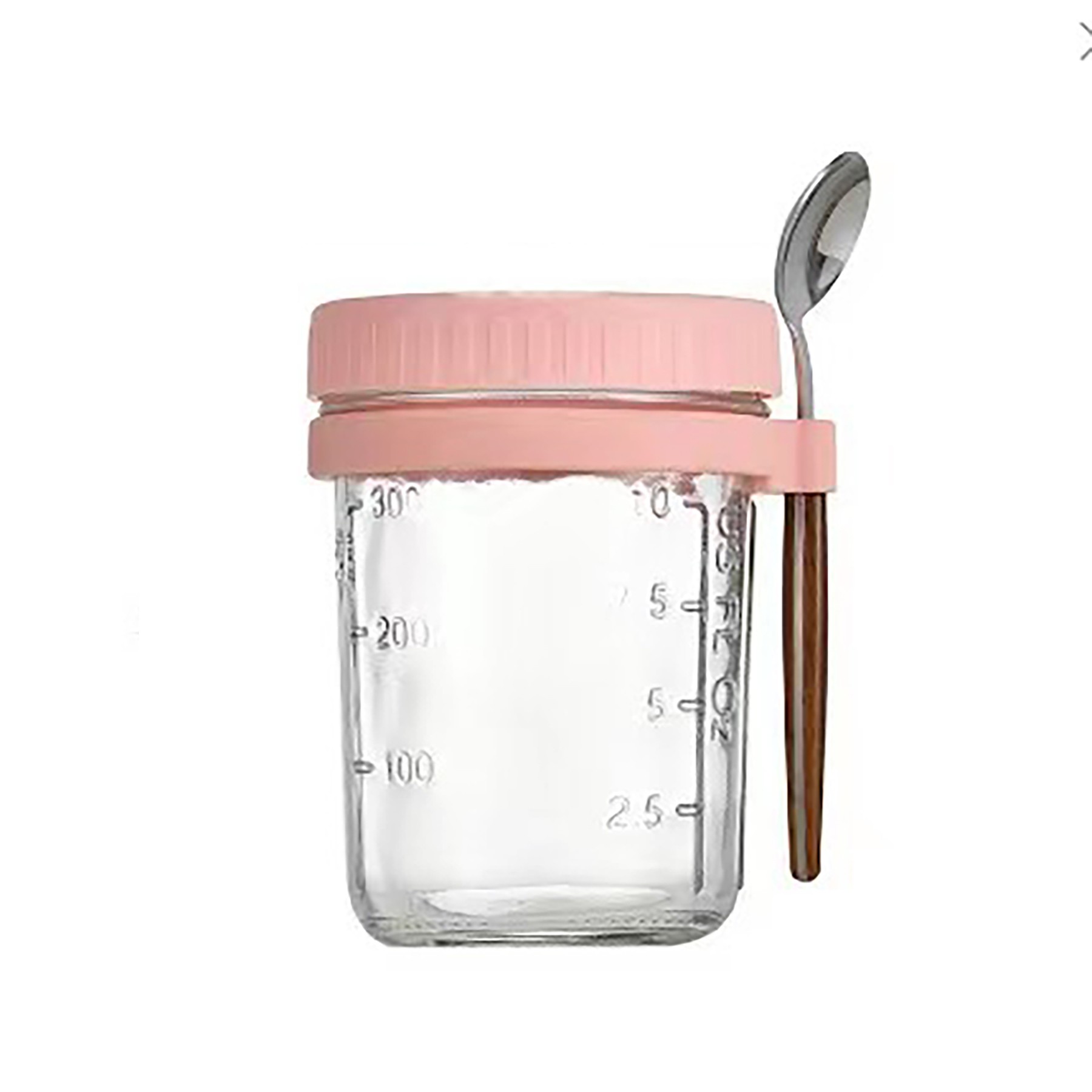 Overnight Oatmeal Cups With Lids And Spoons 8