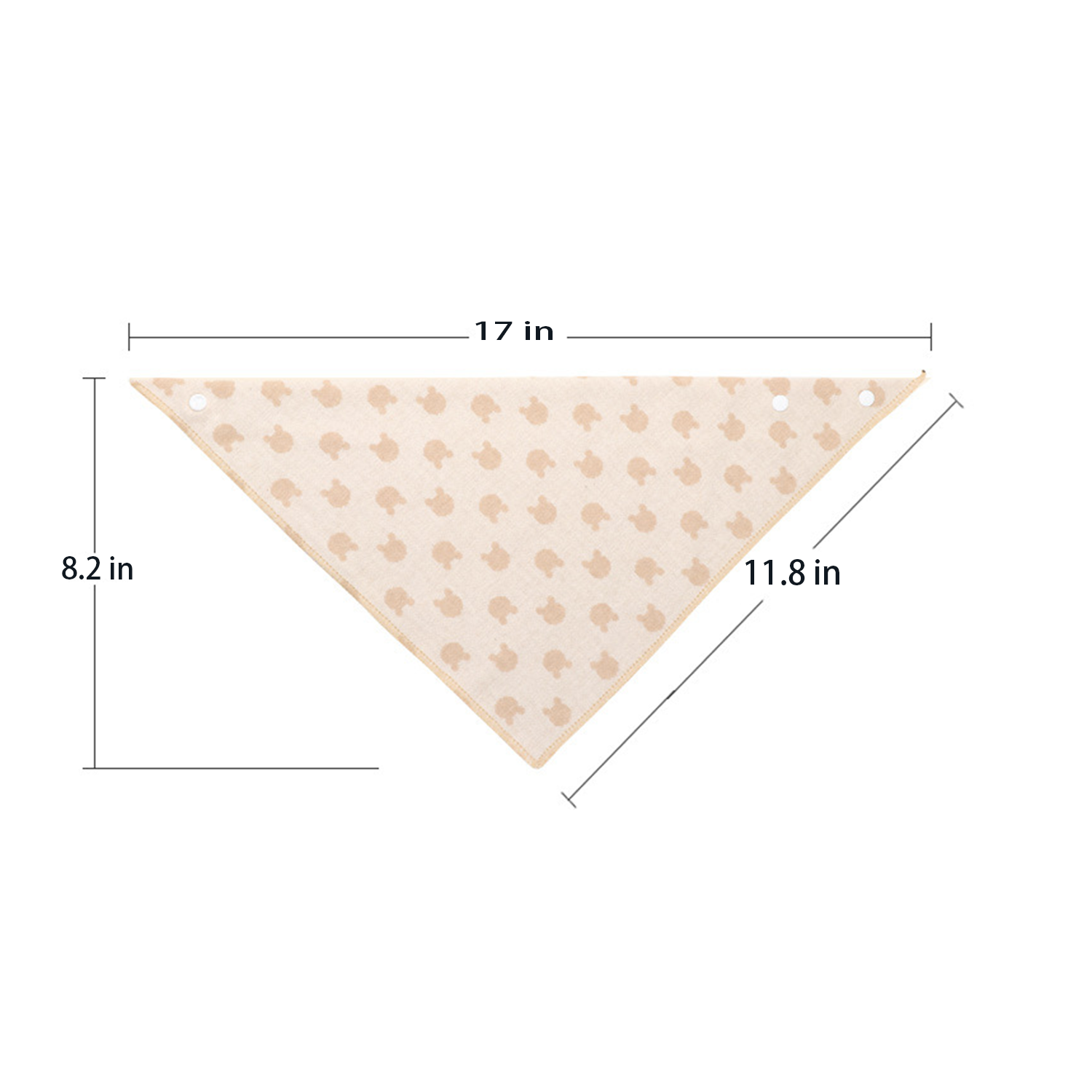 Breathable Baby Cotton Triangle Drool Bib 8
