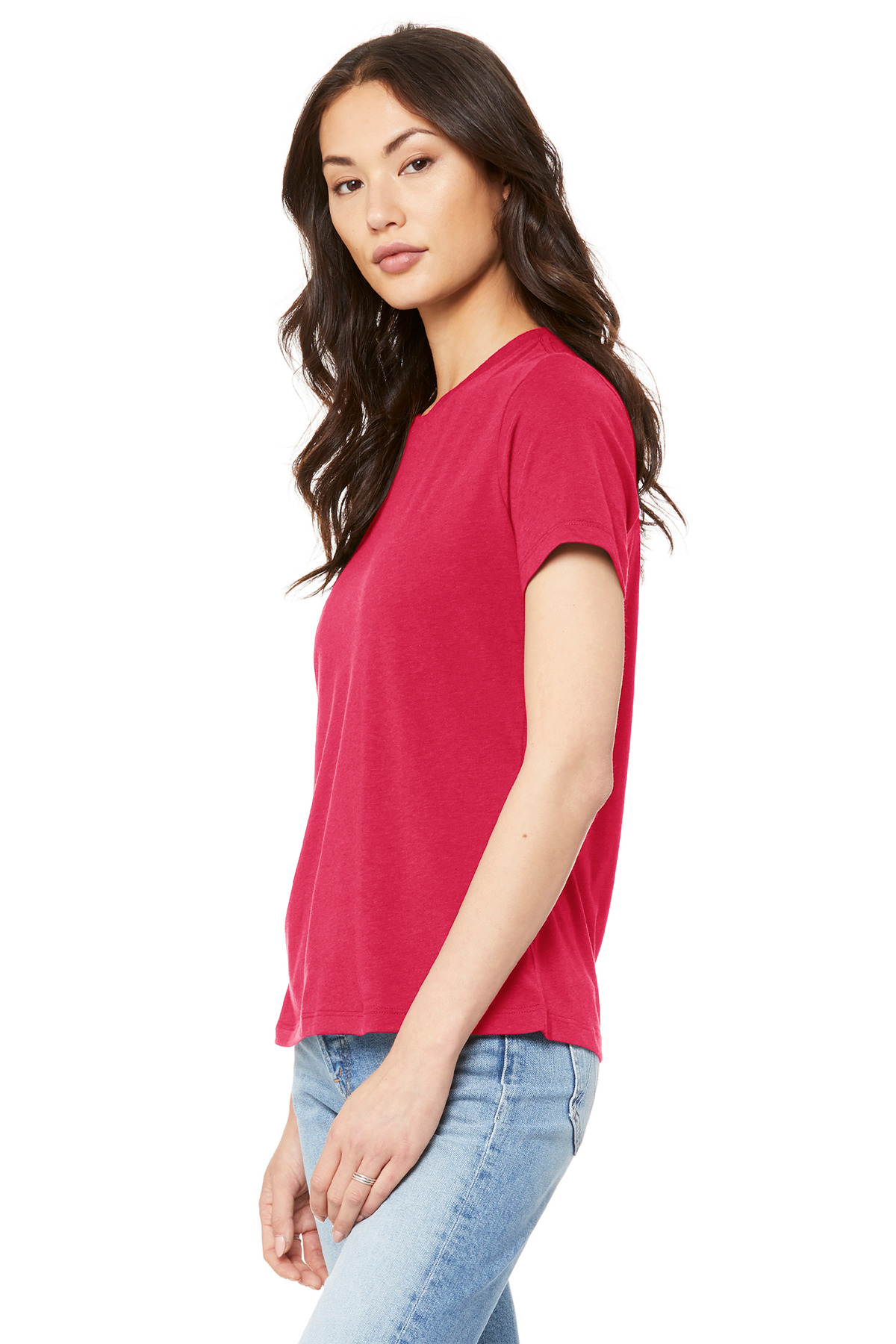 BELLA+CANVAS Women's Relaxed Jersey Short Sleeve Tee. BC6400 37