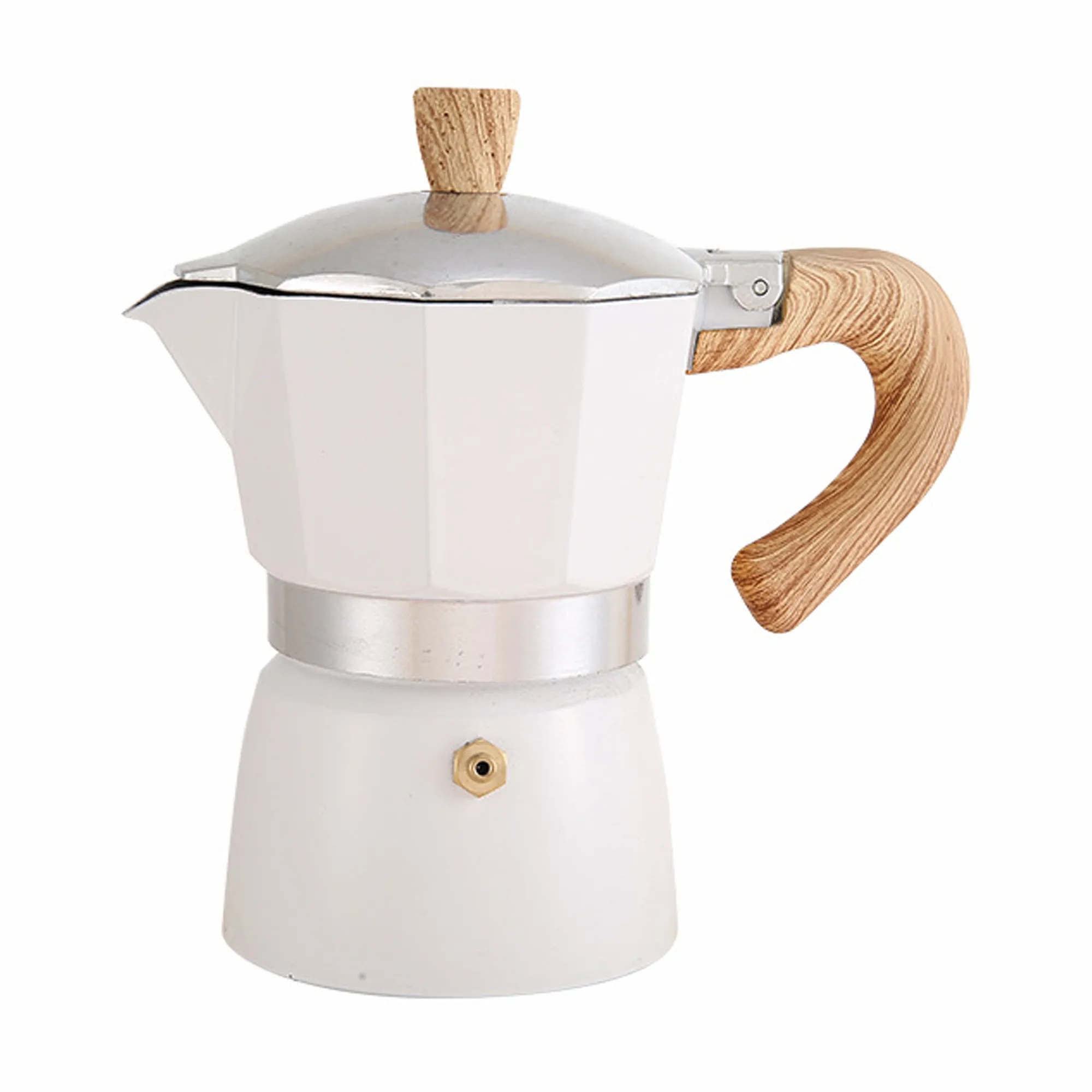 Wood Handle Coffee Pot 2
