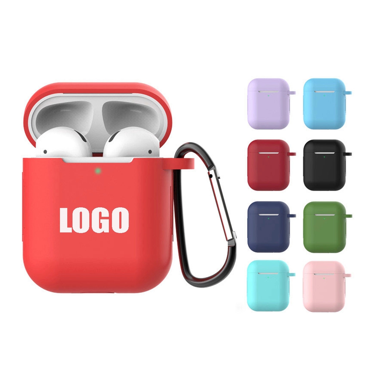 Silicone Wireless Earphone Case Holder/ Pocket 3