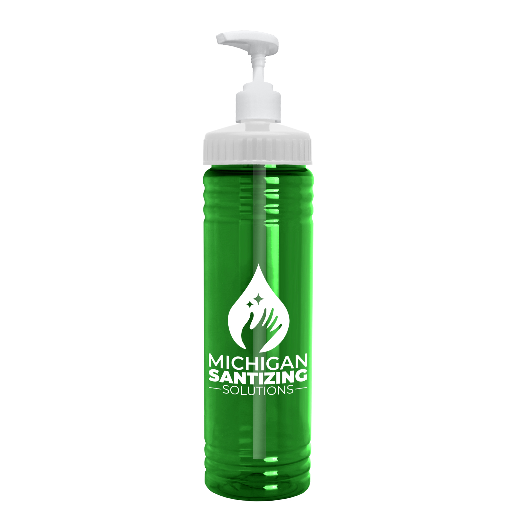 24 oz. Transparent Pump Bottle 3
