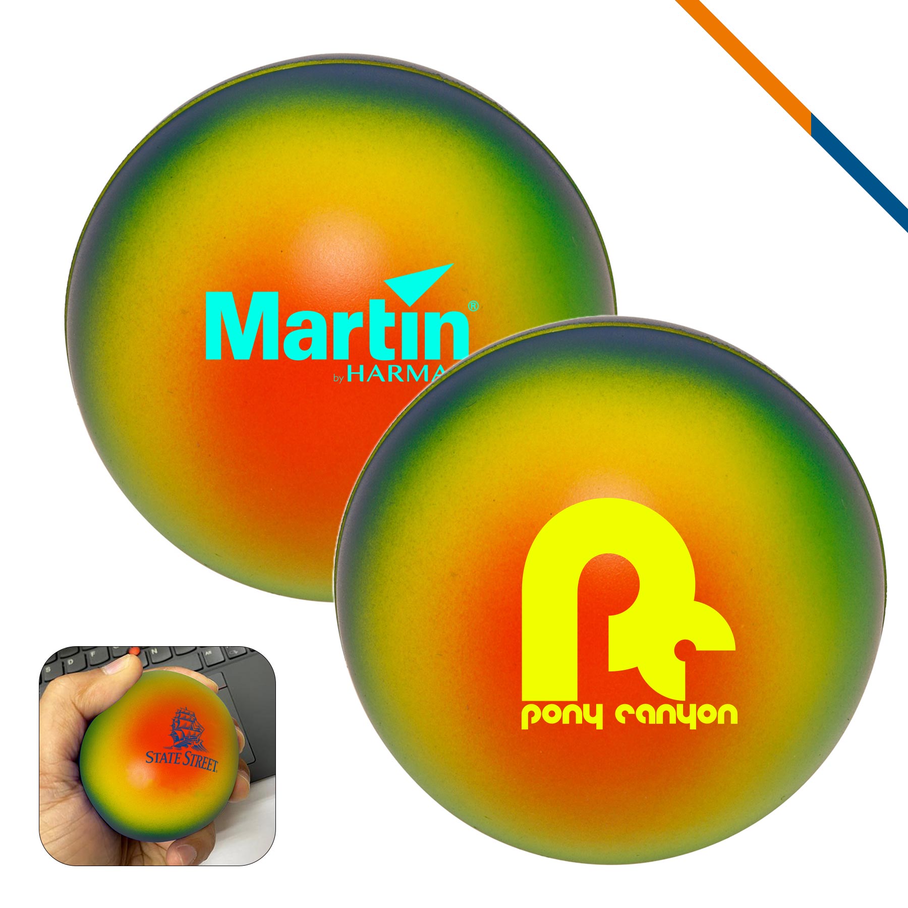 Fancy Rainbow Stress Ball 2
