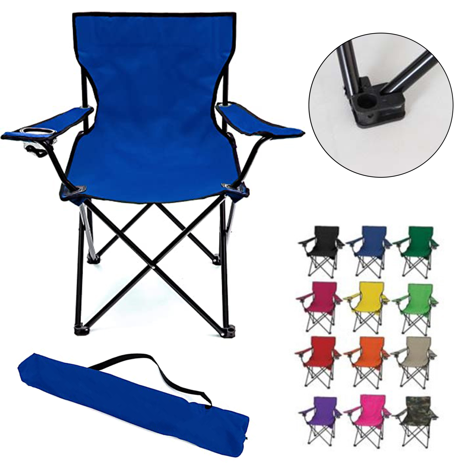 Portable folding camping chair 1