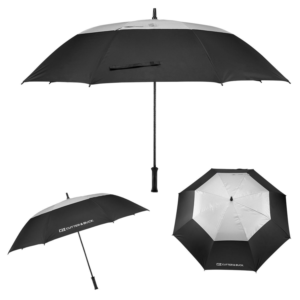 60" Cutter & Buck® Arc rPET Golf Umbrella 6