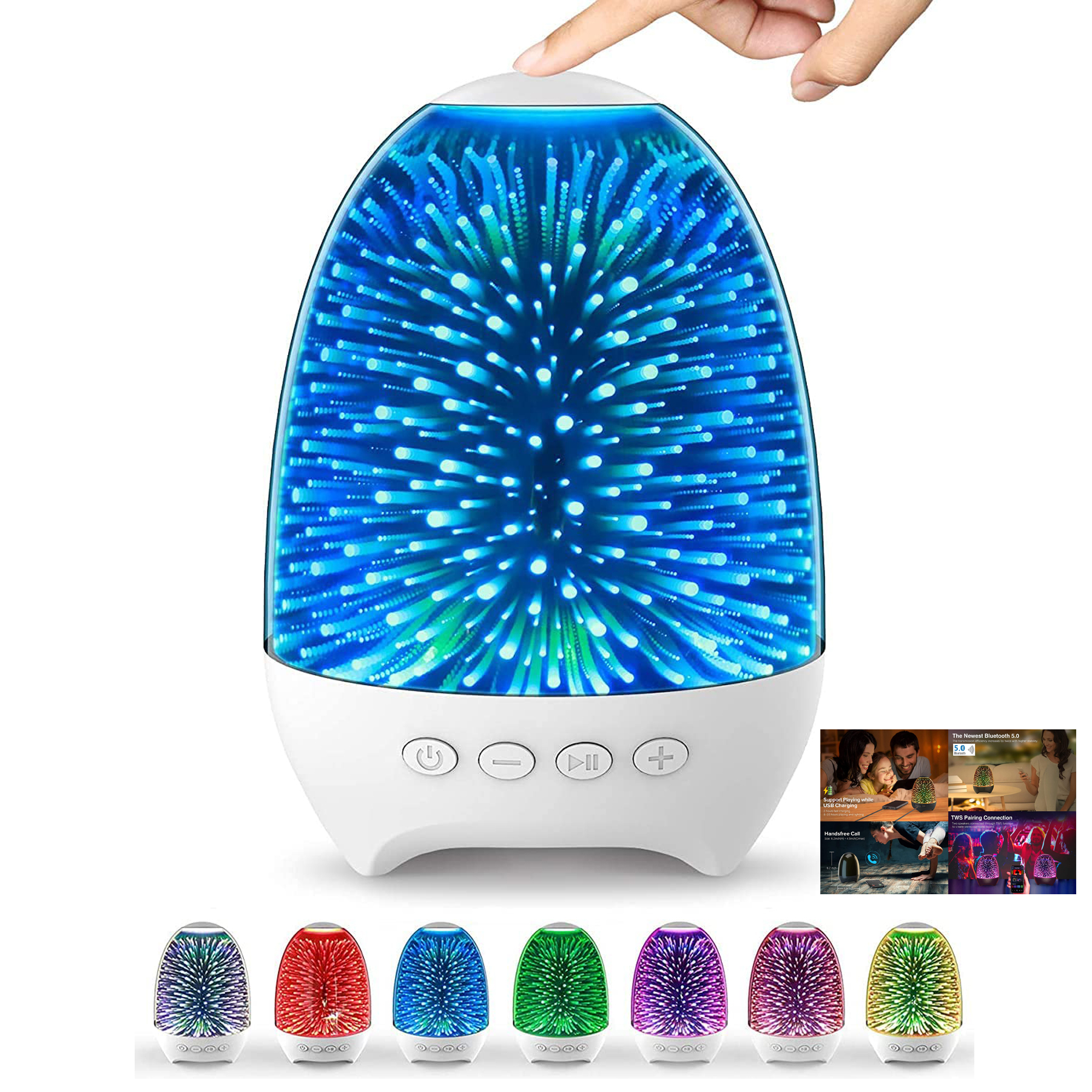 Night Light Bluetooth Speaker 1
