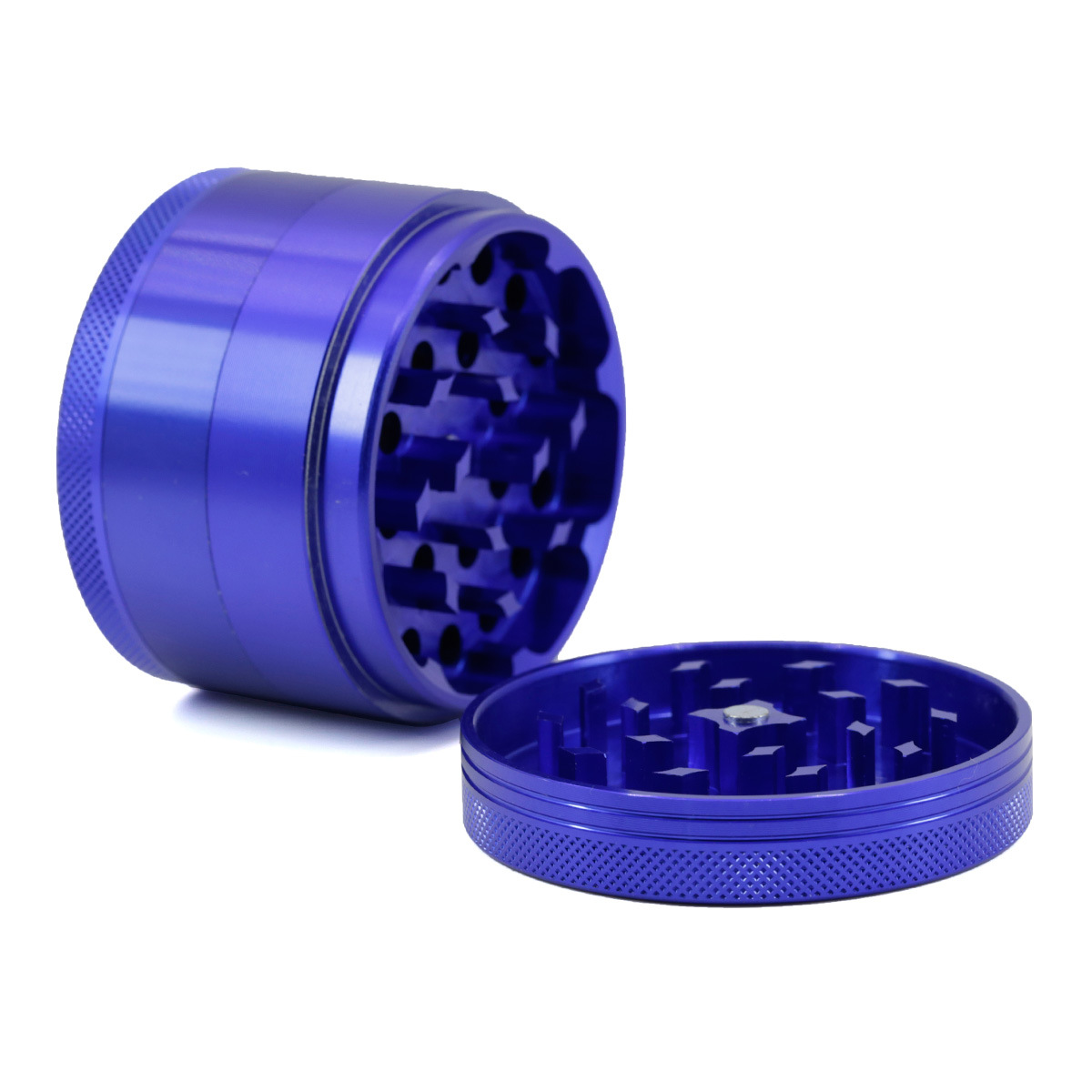 Premium Aluminum Alloy Herb Grinder – 2.45" 4-Piece Metal Design with Pollen Catcher 26