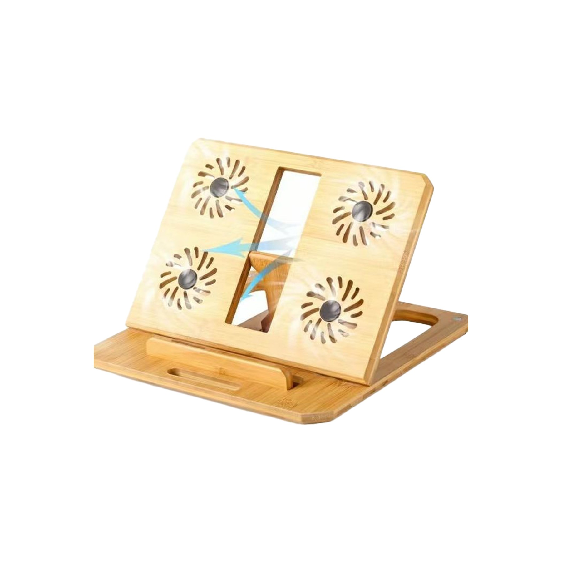 Wooden Foldable Laptop Stand 2