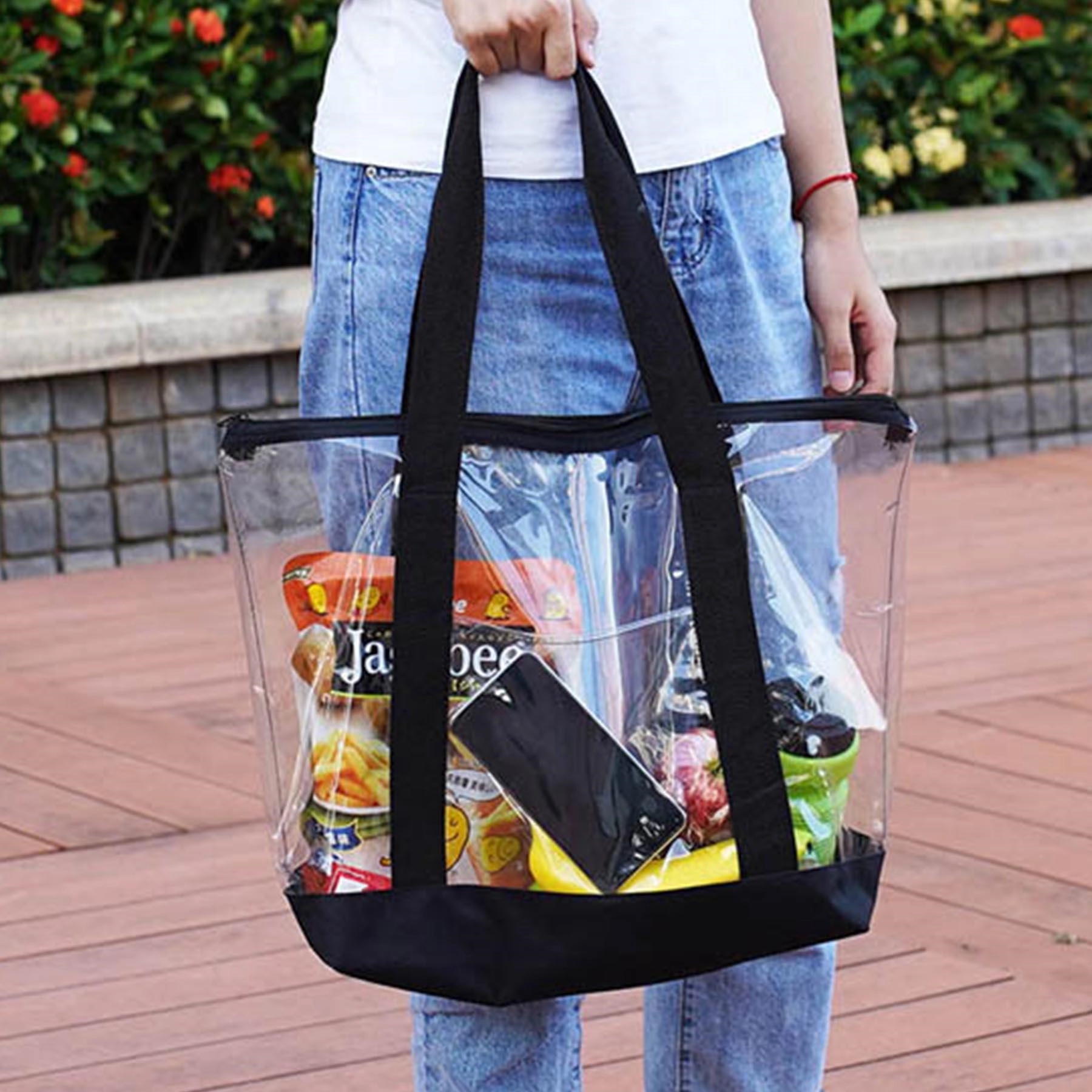 Clear Tote Bag For Beach, Stadium 5