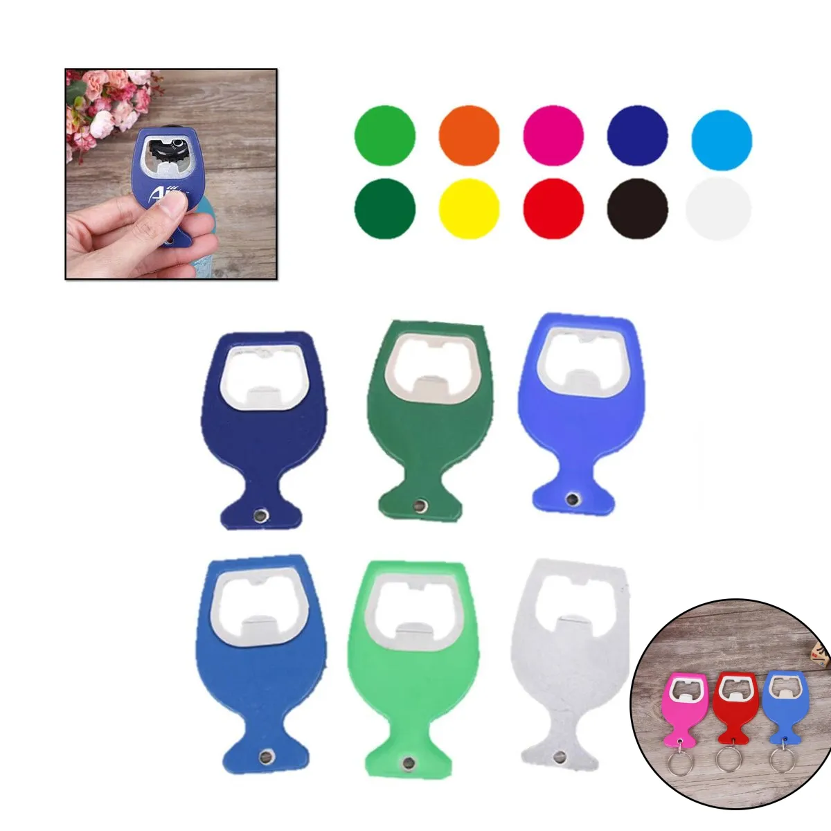Custom Goblet Shape Beer Bottle Opener 7