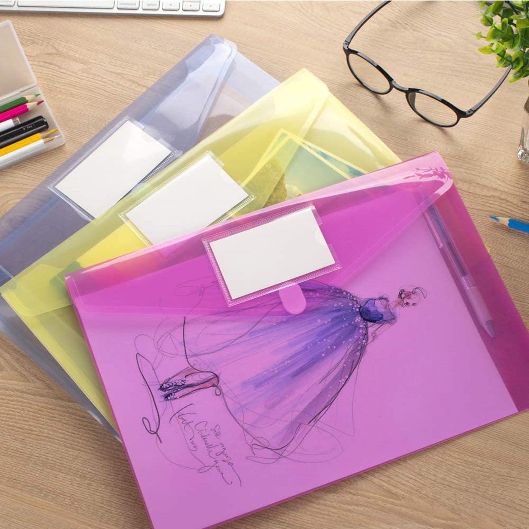 Customizable A4 Waterproof Transparent File Pouch 3