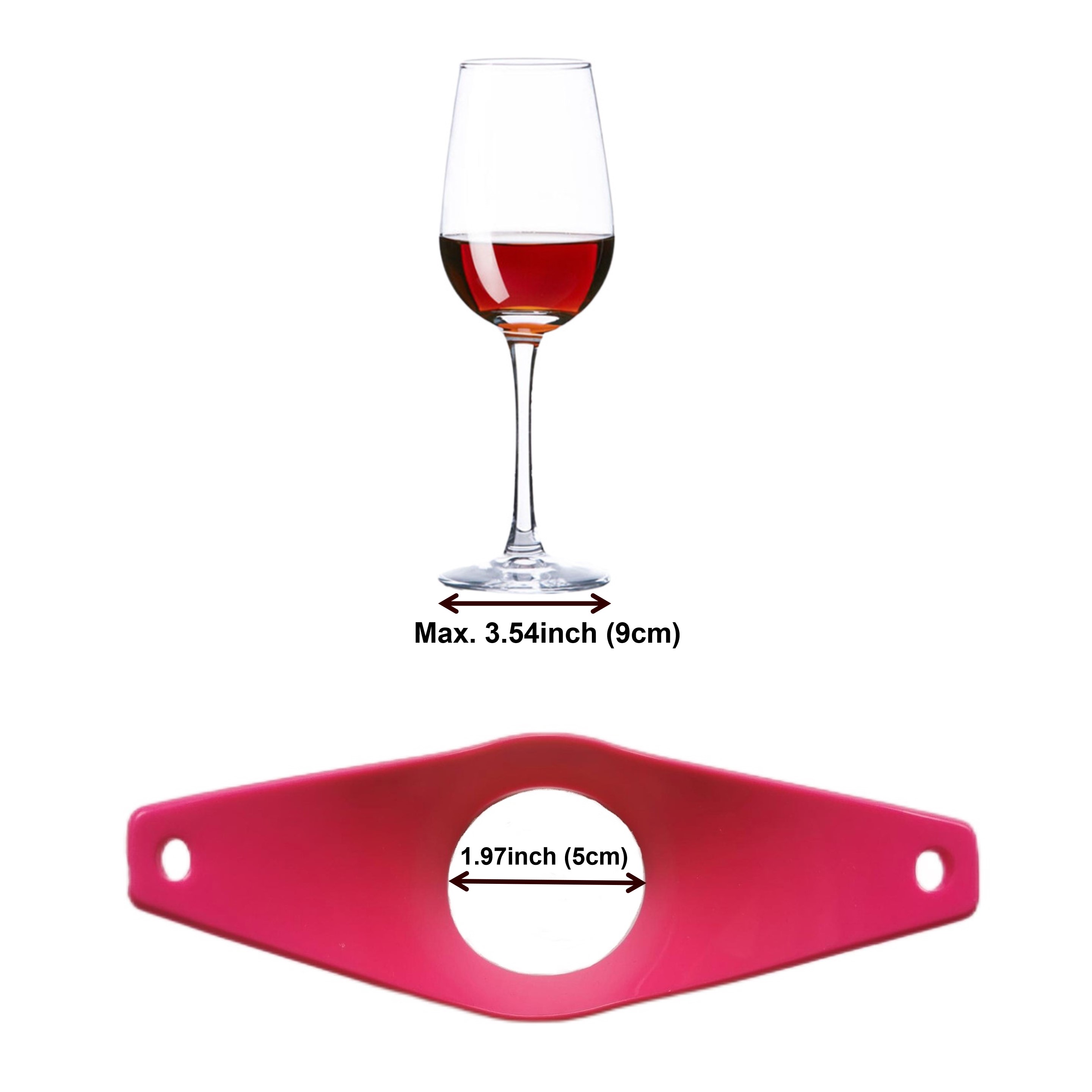 Hand Free Wine Glass Lanyard Holder 2