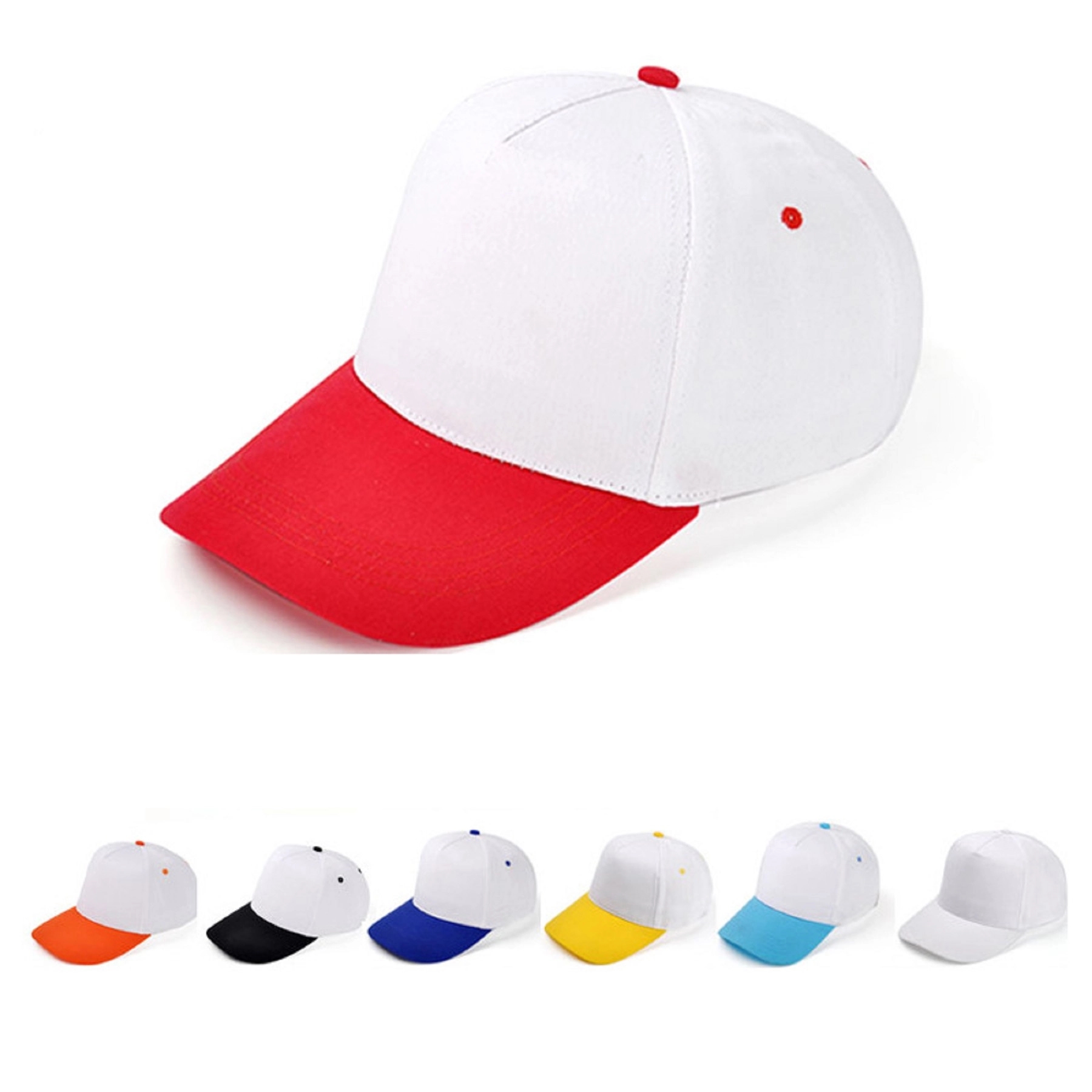Double Color Baseball Bump Ball Cap 1