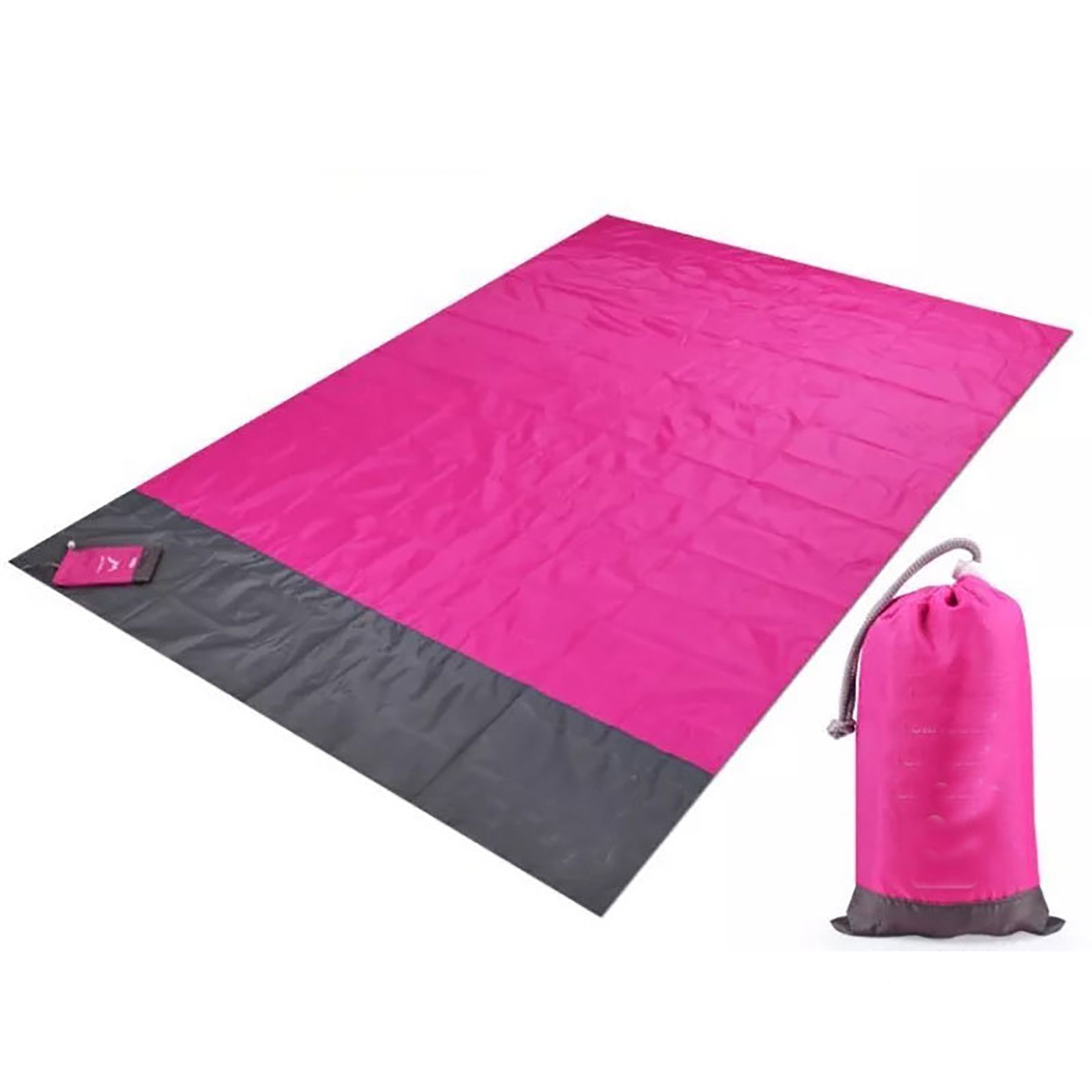 Waterproof Pocket Beach Blanket Folding Camping Mat 3