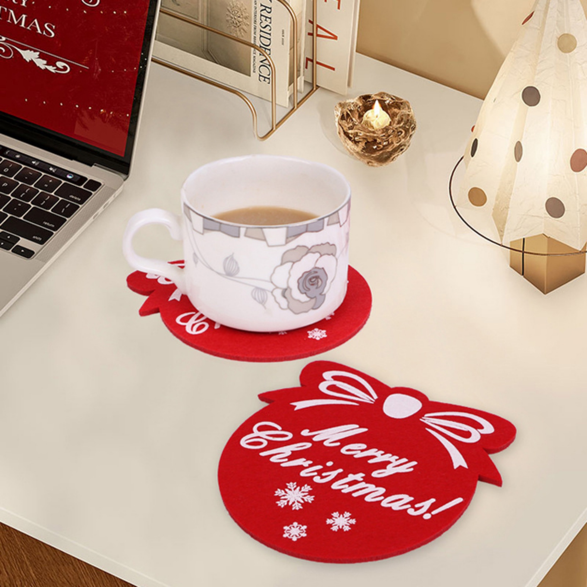 Eco Felt Christmas Coaster 2