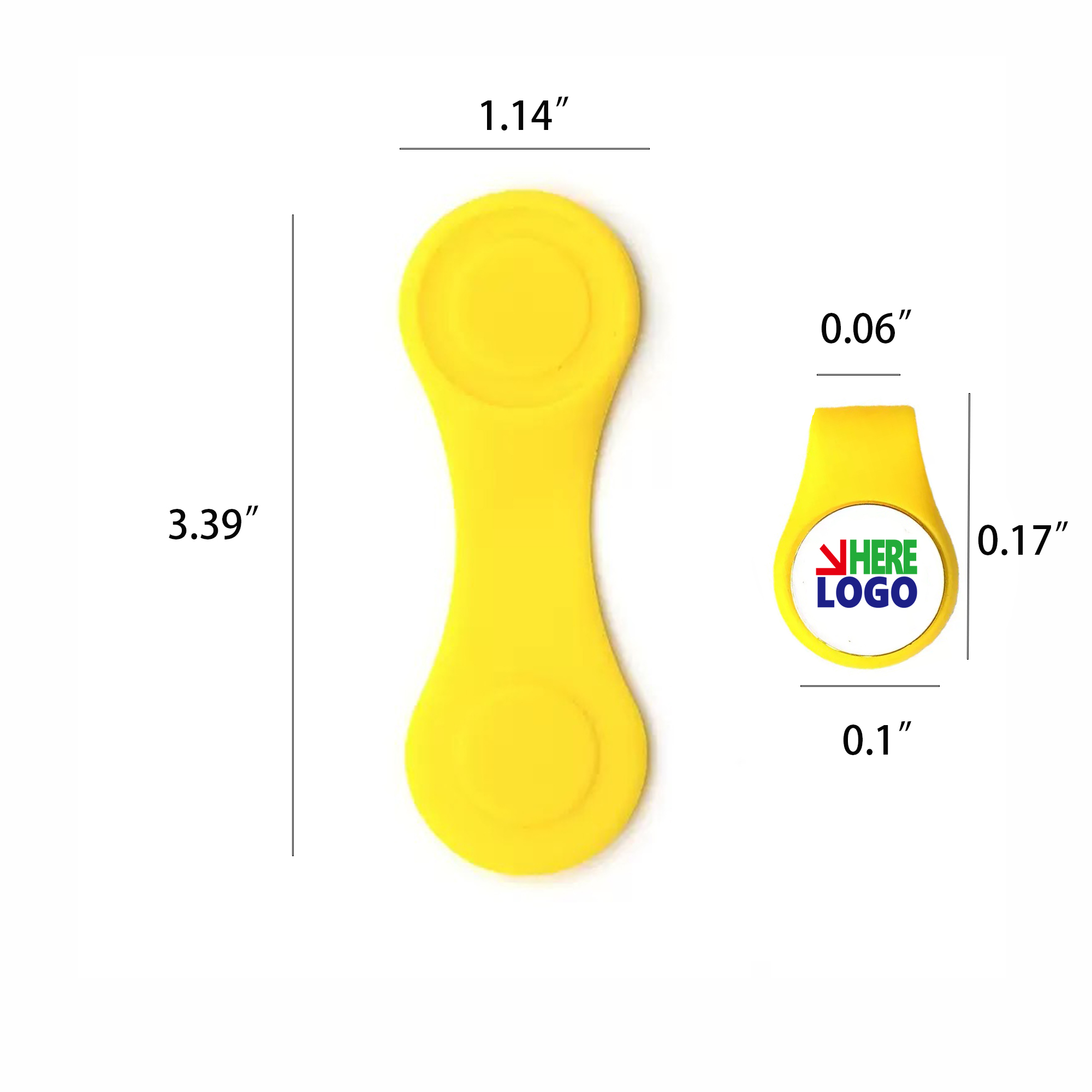 Silicone Magnetic Golf Hat Clip MOQ 10 pcs 2