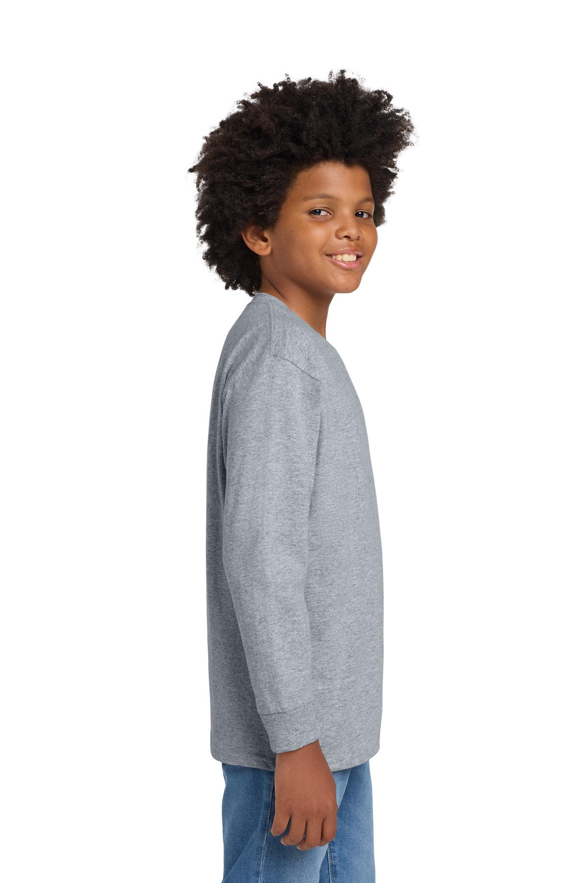 Gildan Youth Heavy Cotton 100% Cotton Long Sleeve T-Shirt. 5400B 103