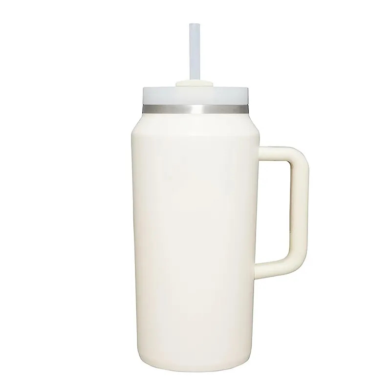 64oz Insulated Water Bottle With Handle Straw, custom water bottle with logo imprint 3