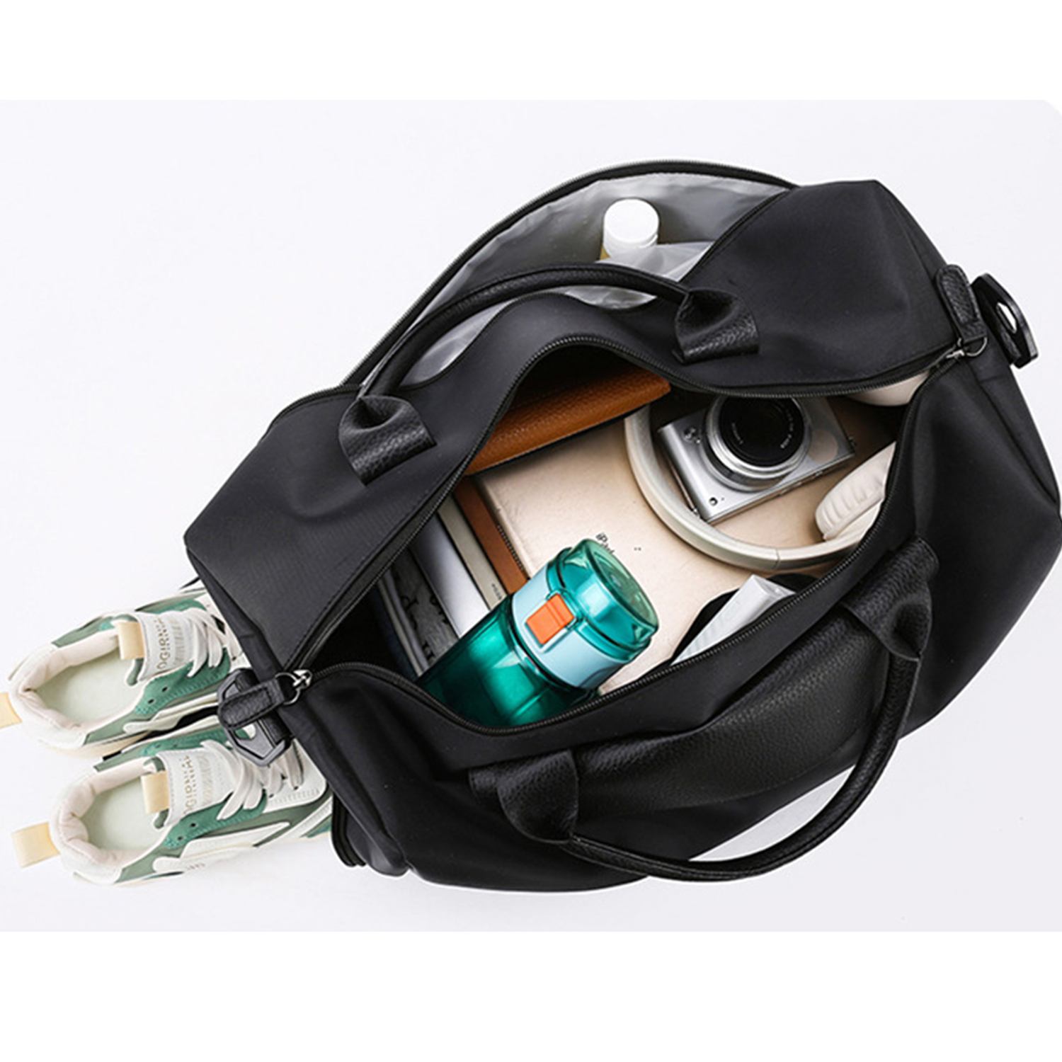 Oxford Travel Tote Duffel Bag w/ Shoe Compartment 2