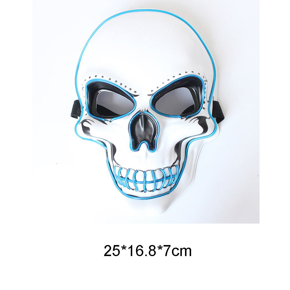 Halloween LED Skeleton Luminous Mask 3