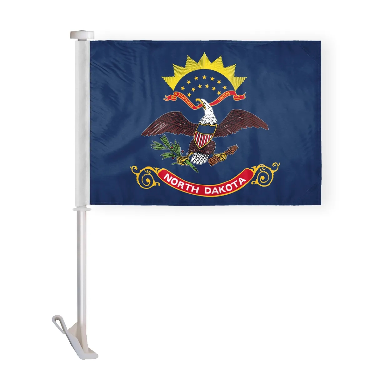 12"x16" & 10.5''x15'' North Dakota Car Flags 3