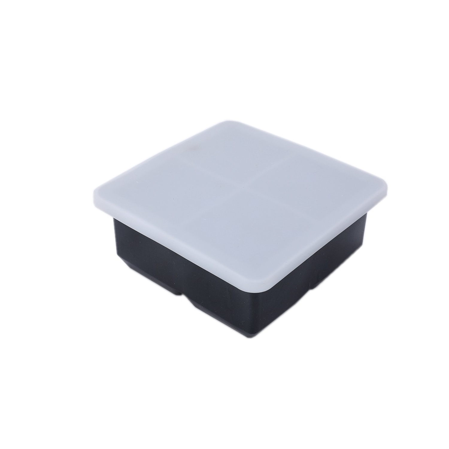 Ice Cube Tray-4 Squares with Lid 5