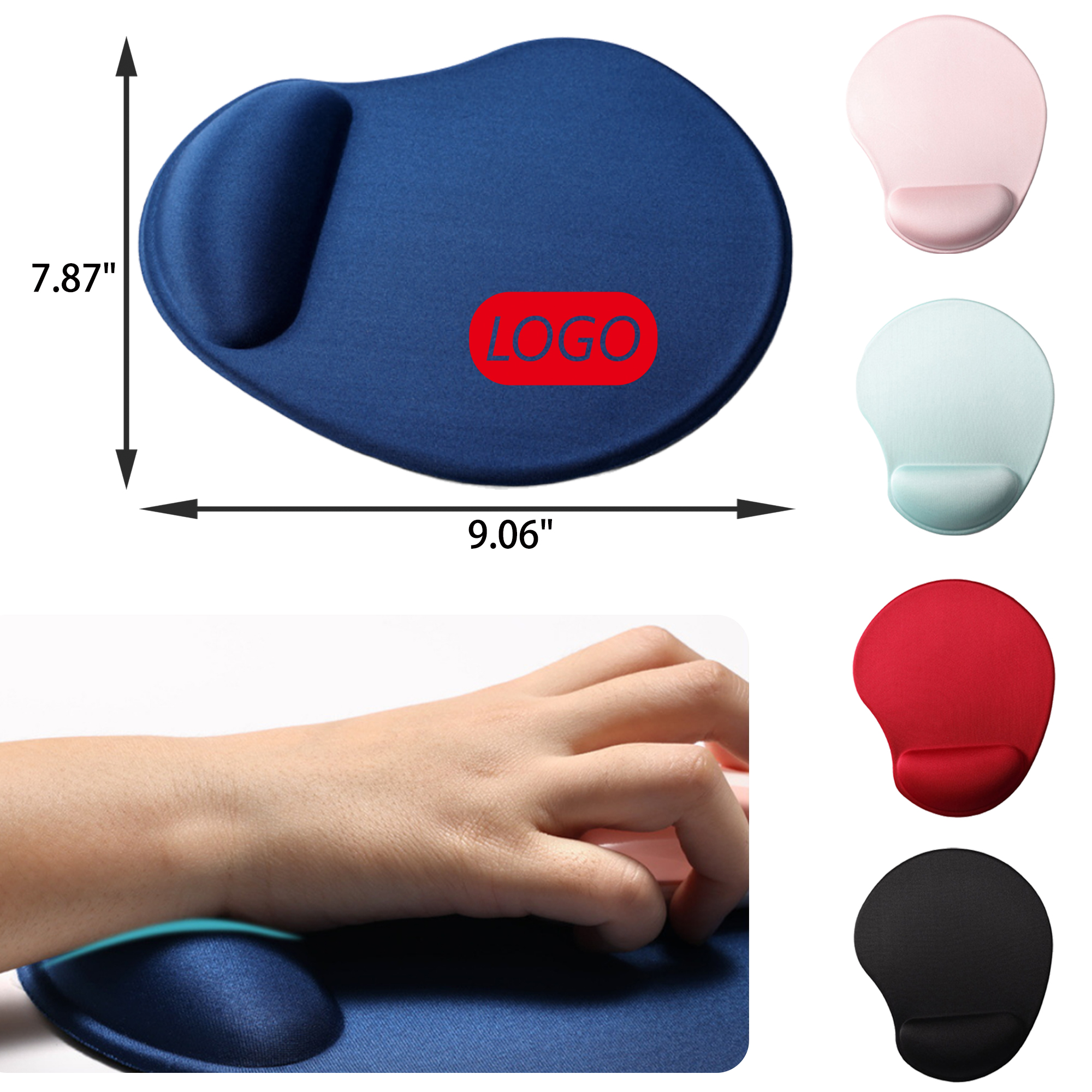 MOQ 50 PCS Soft Silicone Wrist Rest Mouse Pad 5