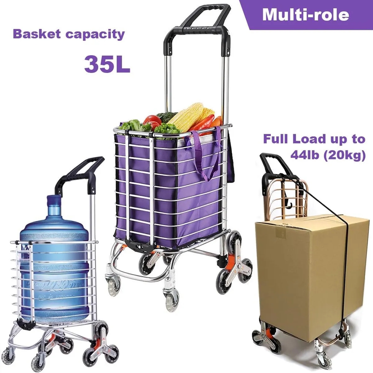 Foldable Shopping Grocery Carts 3