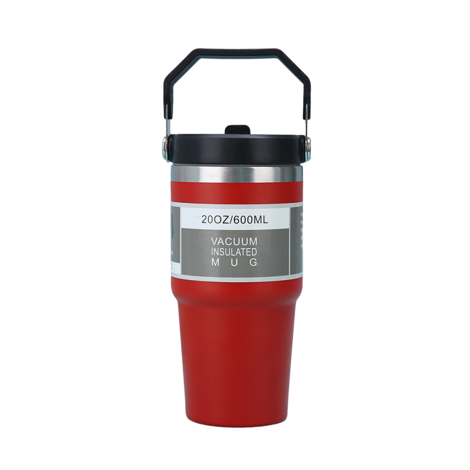 Double-Wall Insulated Thermal Tumbler with Handle, 20 oz. 4